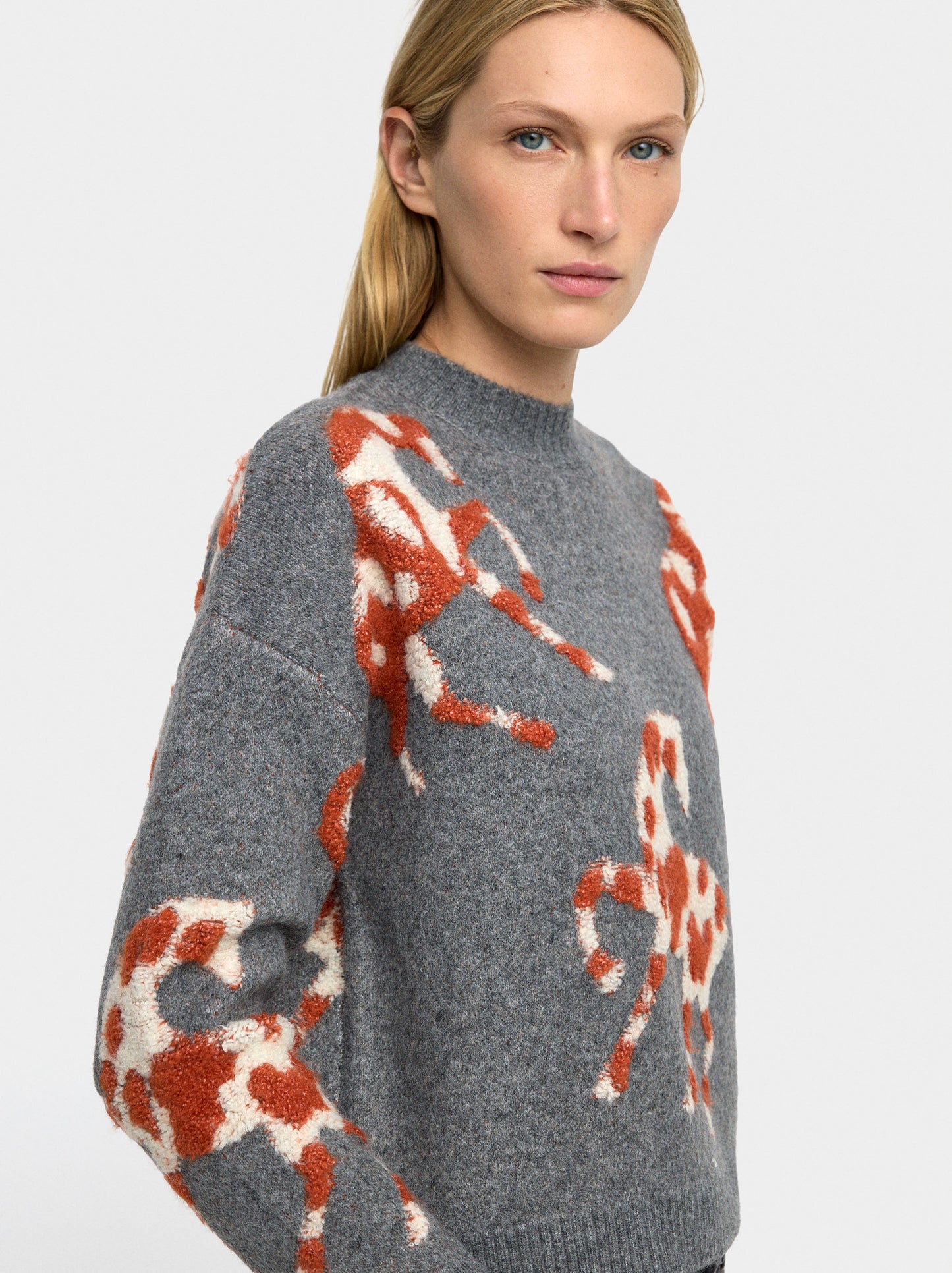 Jacquard Knit Sweater