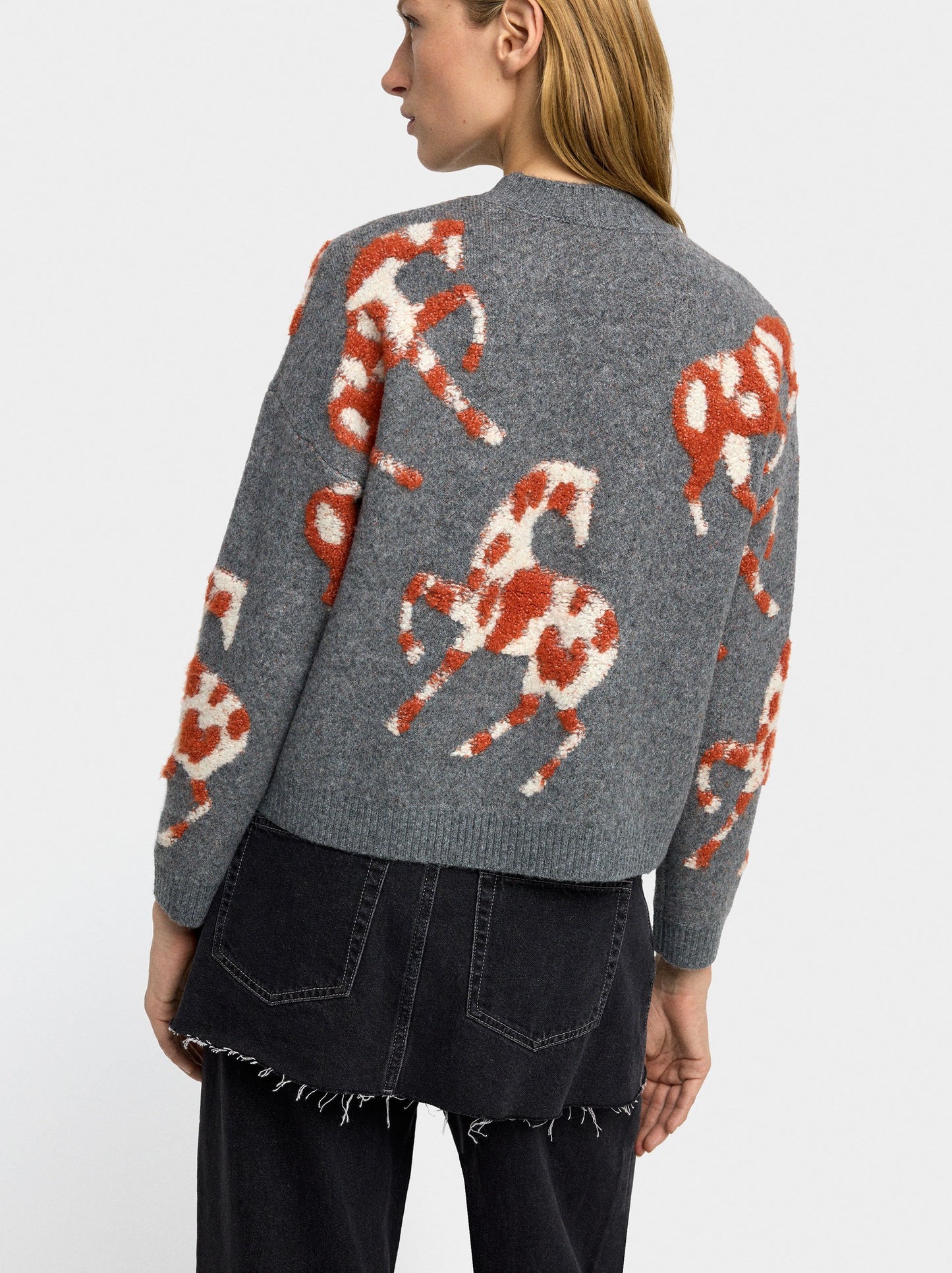 Jacquard Knit Sweater