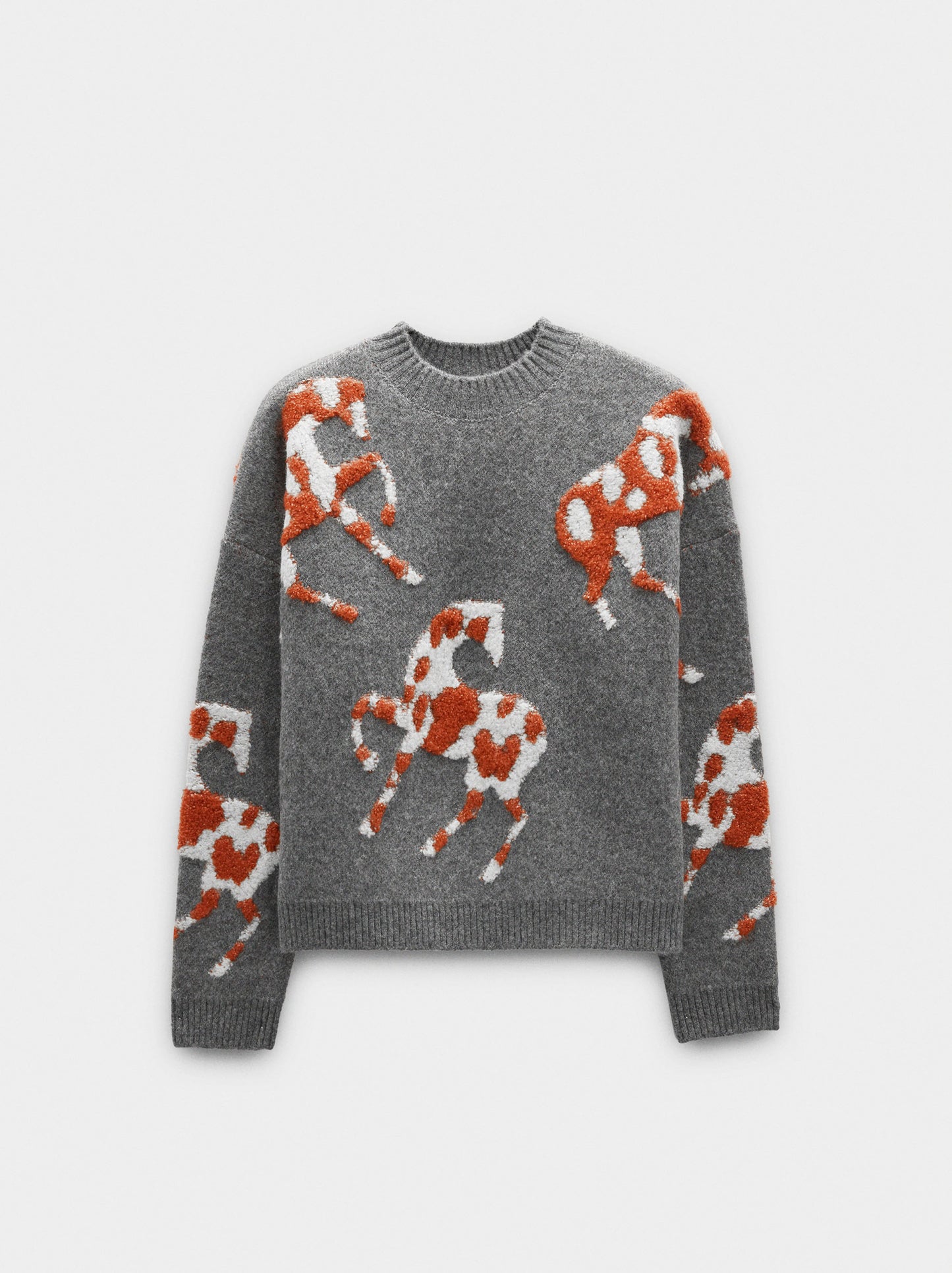 Jacquard Knit Sweater