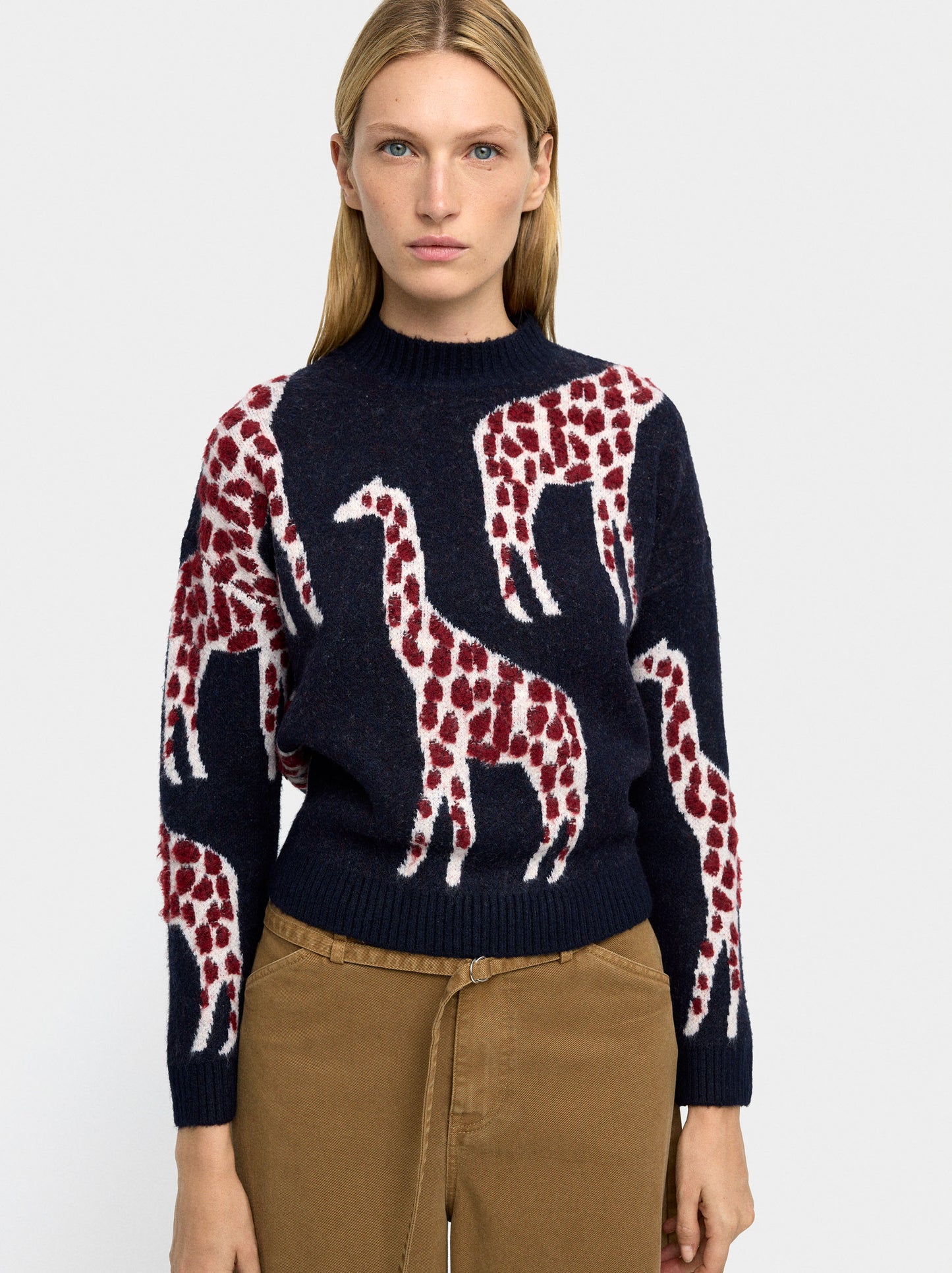 Jacquard Knit Sweater