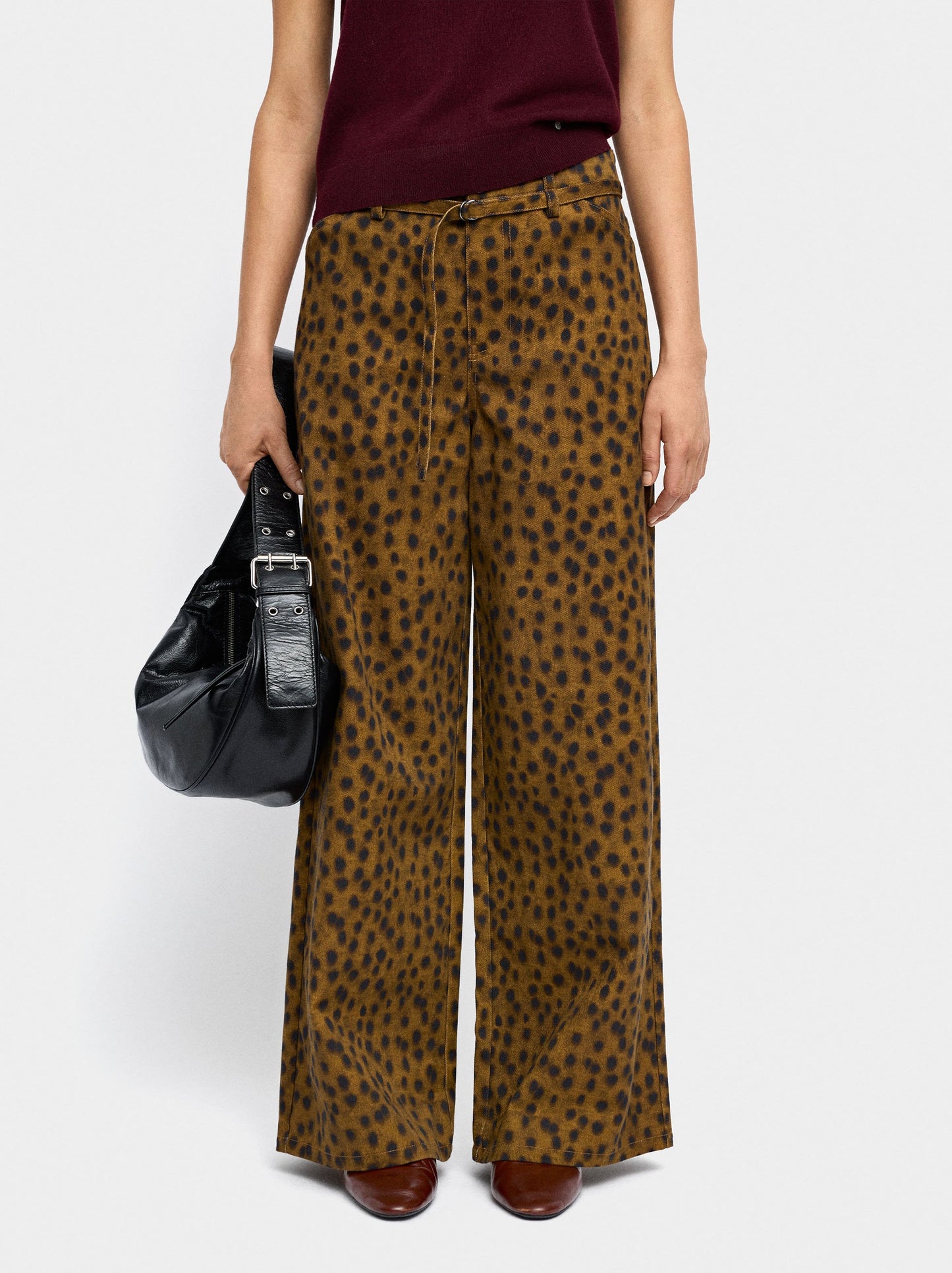 Animal Print Trousers 100% Cotton