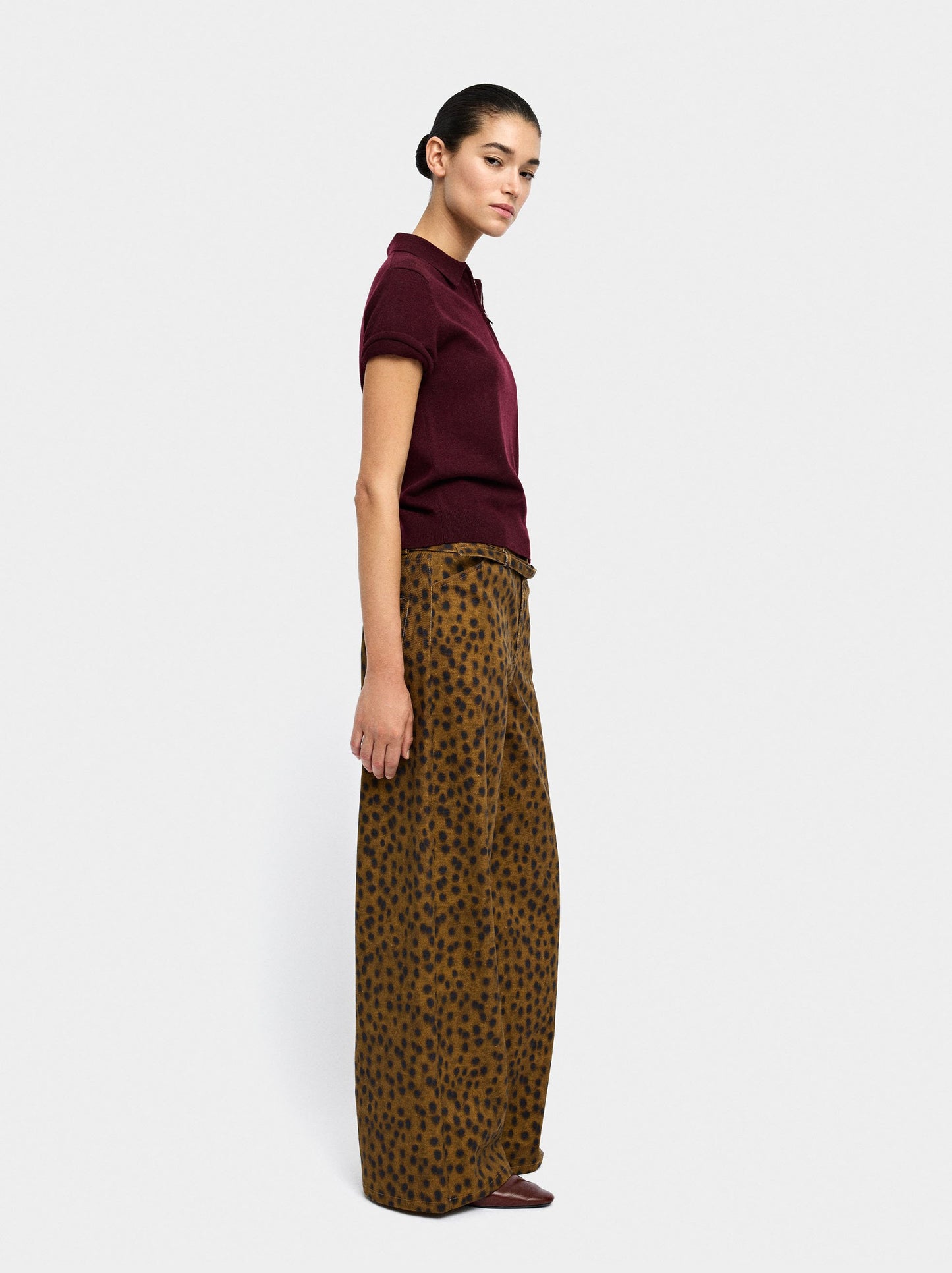 Animal Print Trousers 100% Cotton