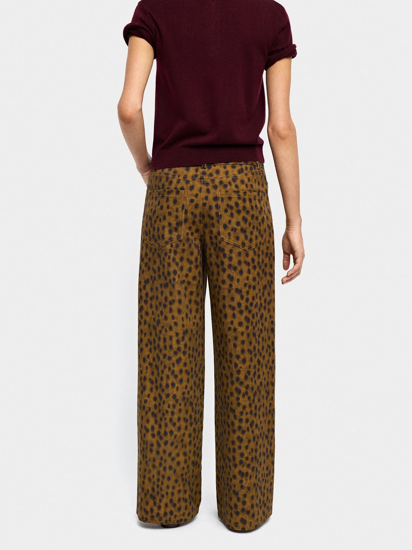 Animal Print Trousers 100% Cotton