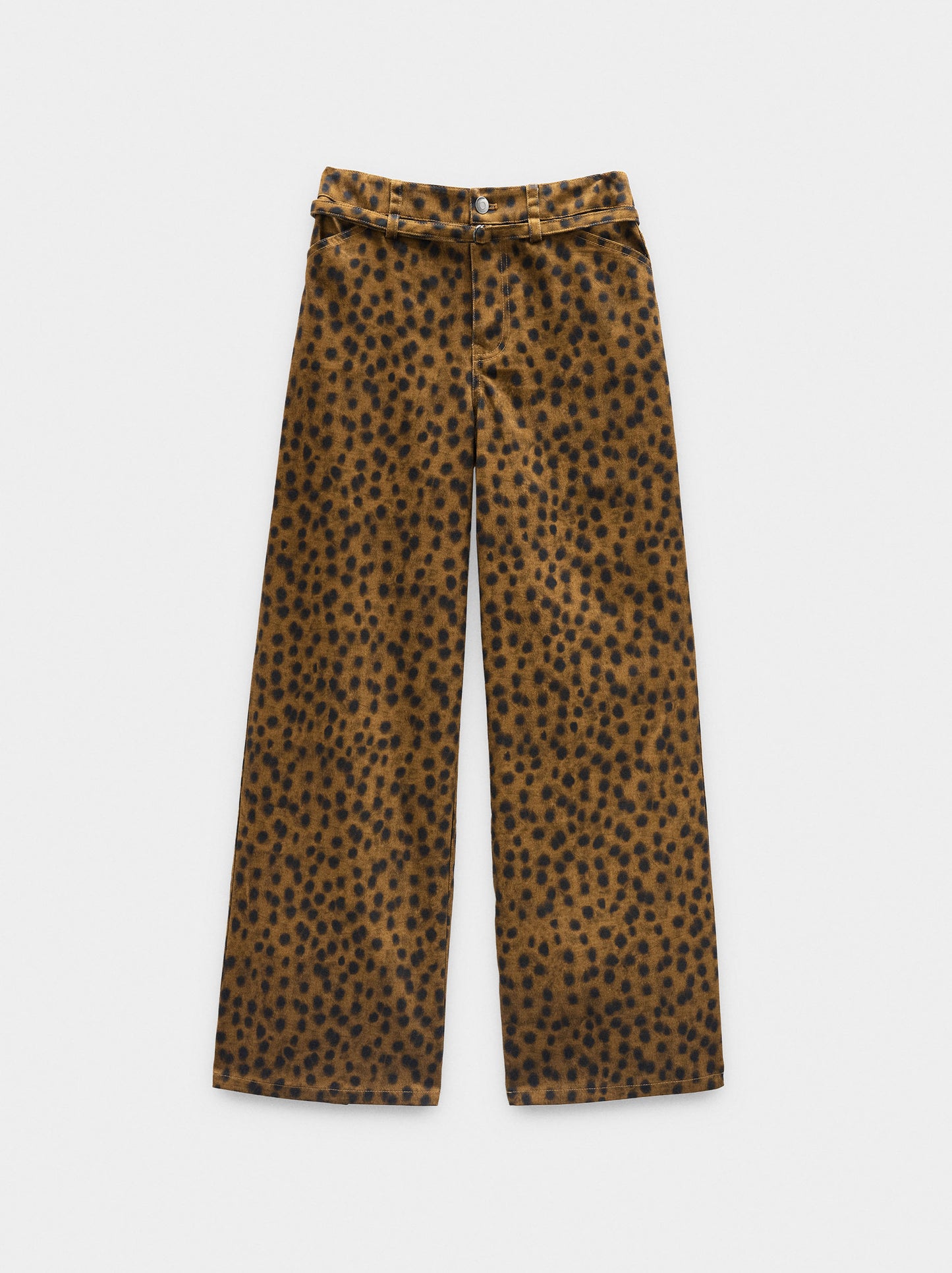 Animal Print Trousers 100% Cotton
