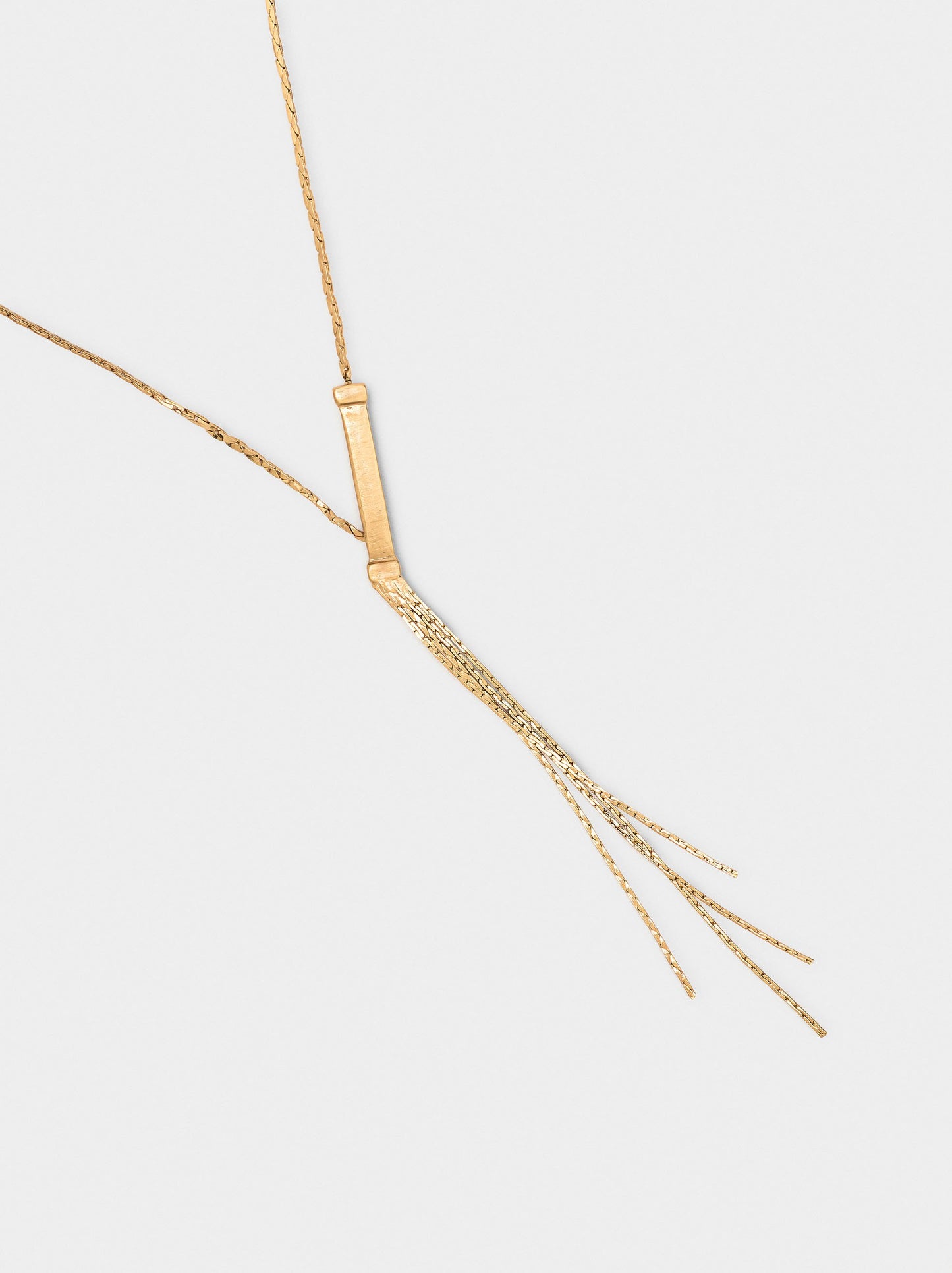 Necklace With Fringe Pendant