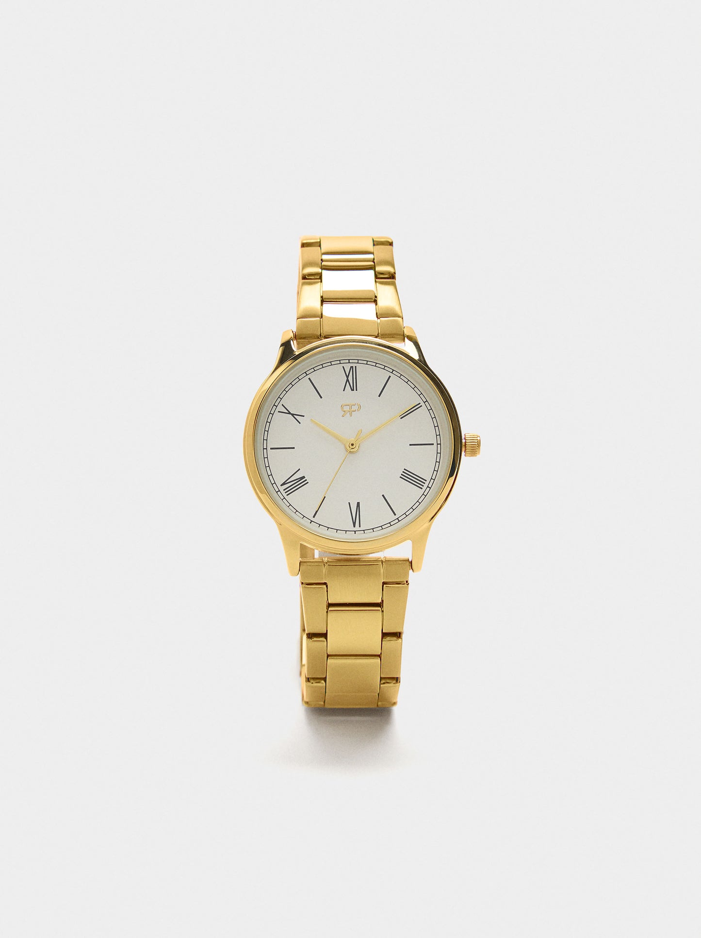 Gold Watch With Stainless Steel Strap