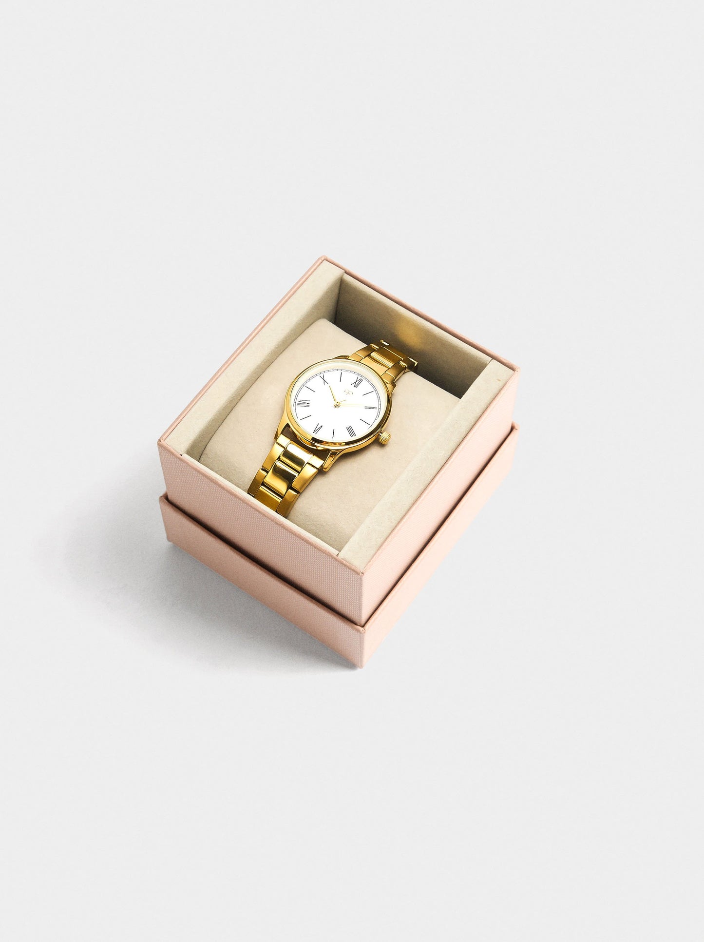 Gold Watch With Stainless Steel Strap