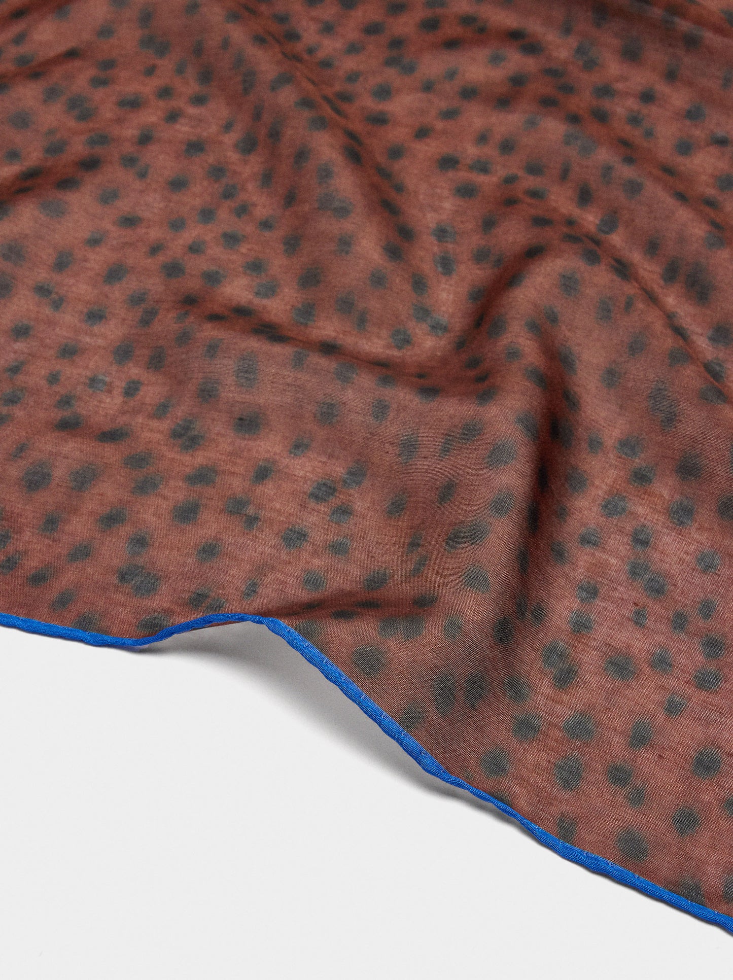 Square Scarf With Silk Blend