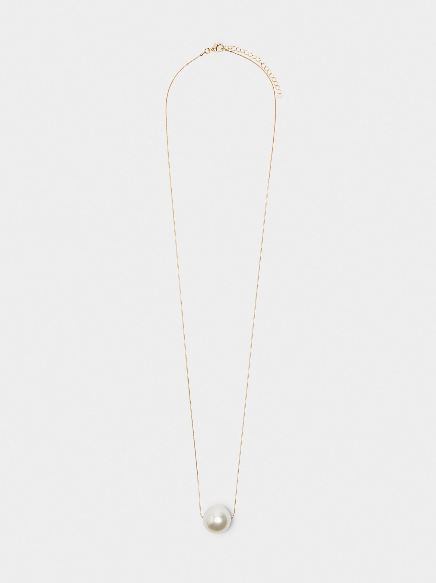 Long Necklace With Pearl
