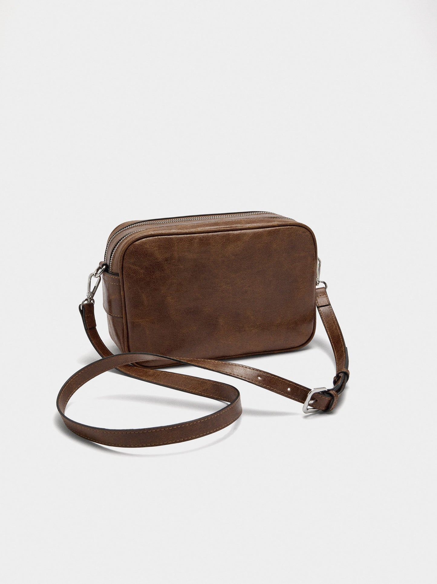 Crossbody Bag With Aged Effect