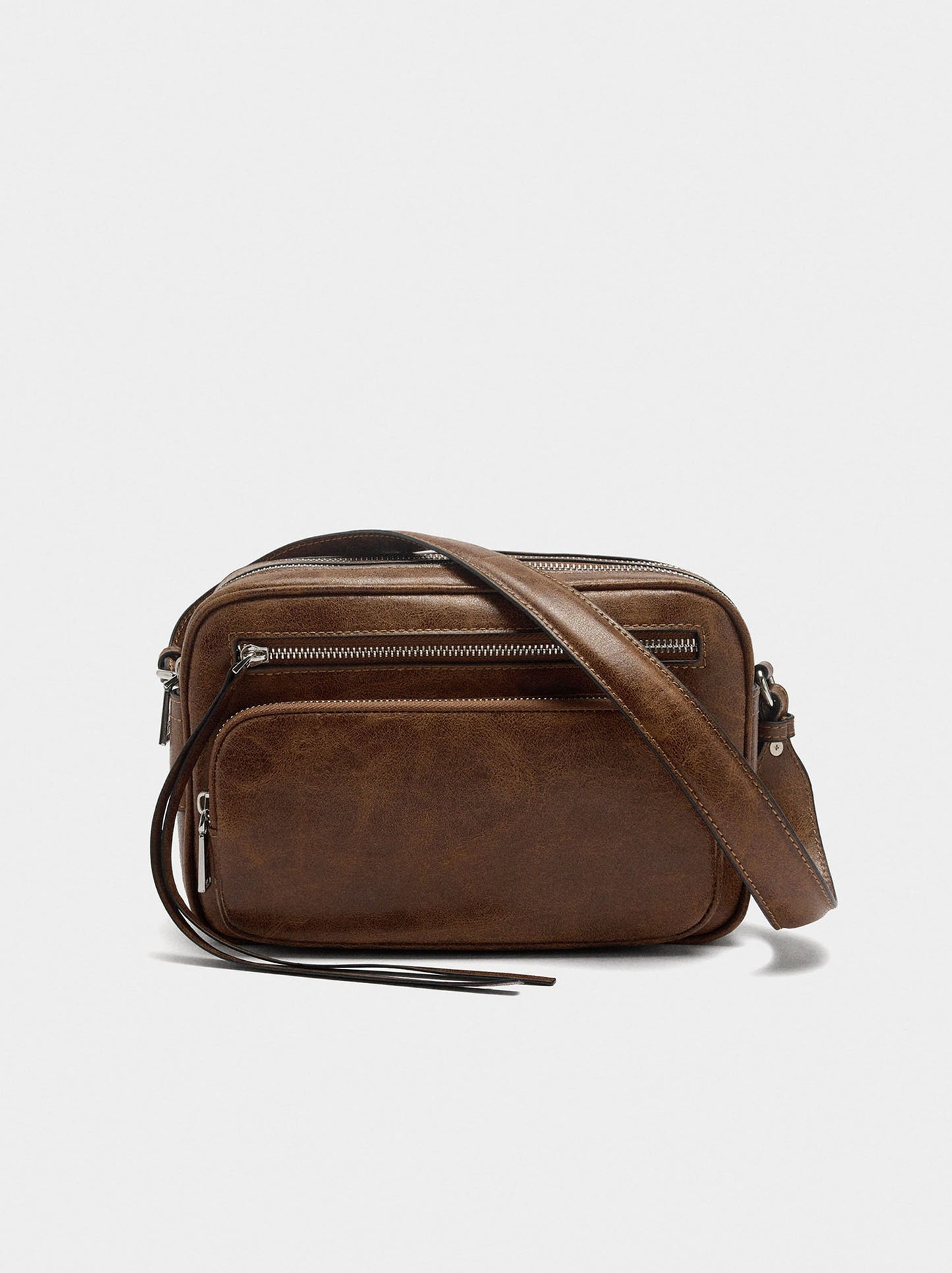 Crossbody Bag With Aged Effect