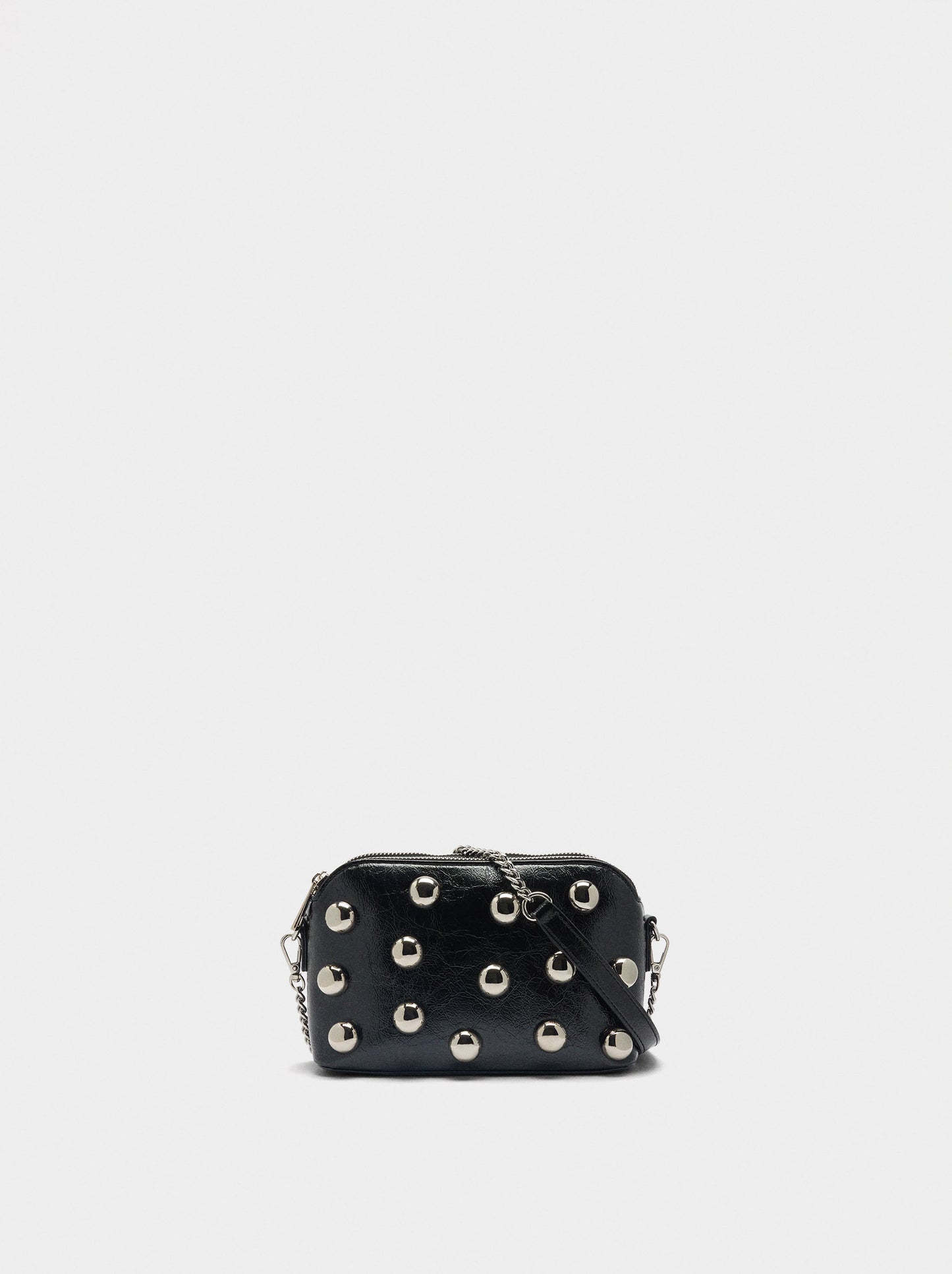 Crossbody Bag With Metallic Spheres