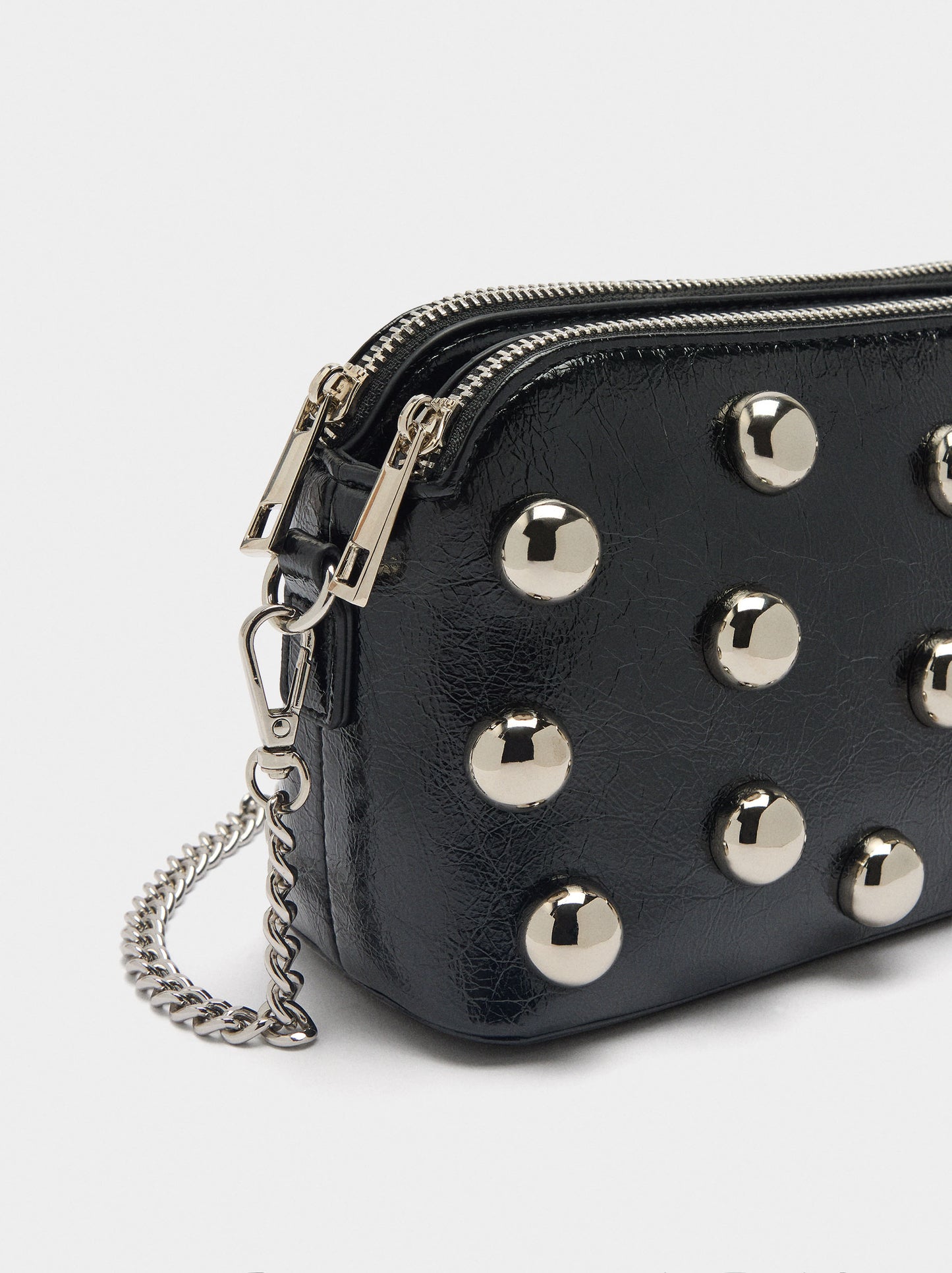 Crossbody Bag With Metallic Spheres