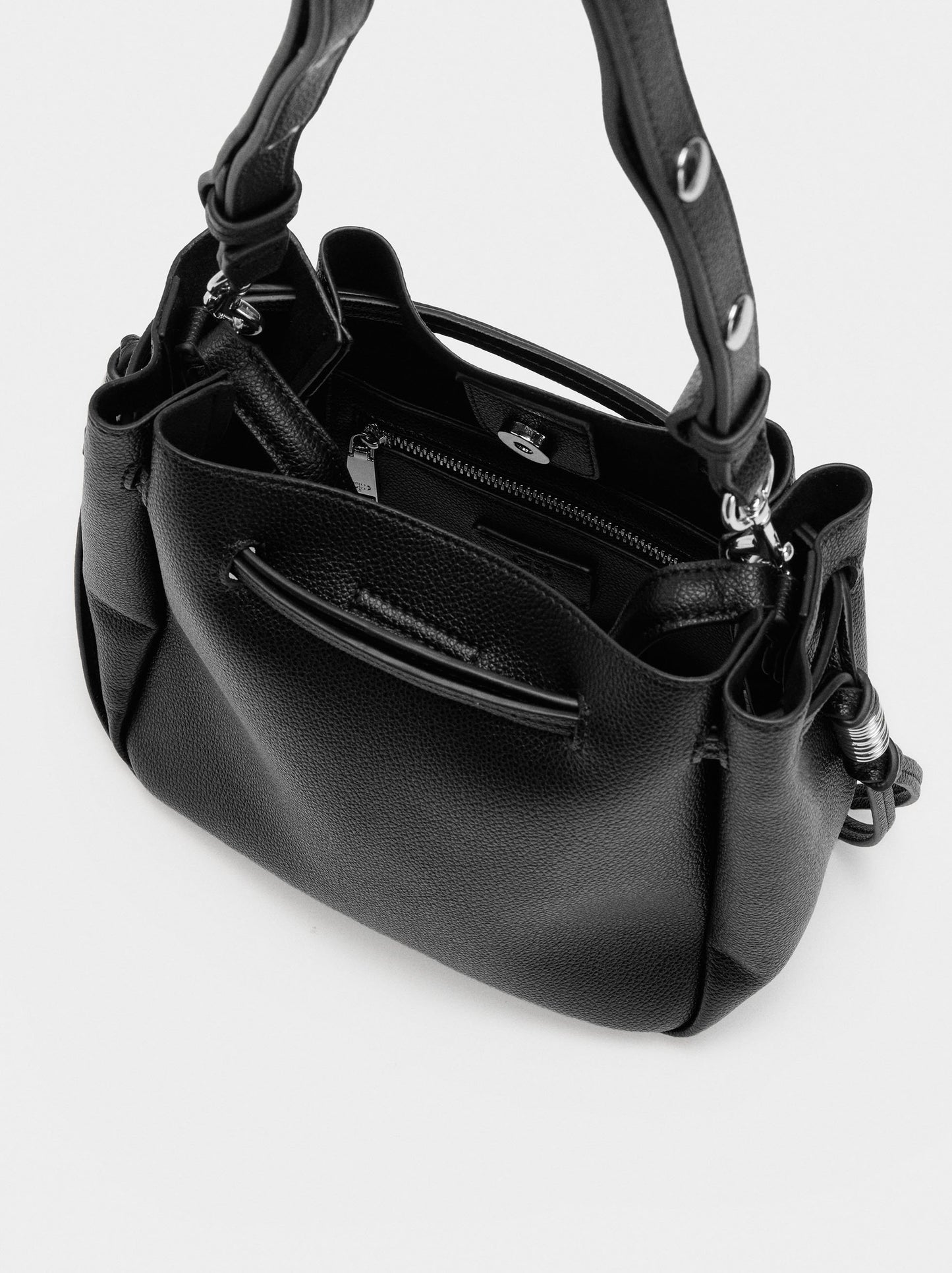 Bucket Bag With Texture