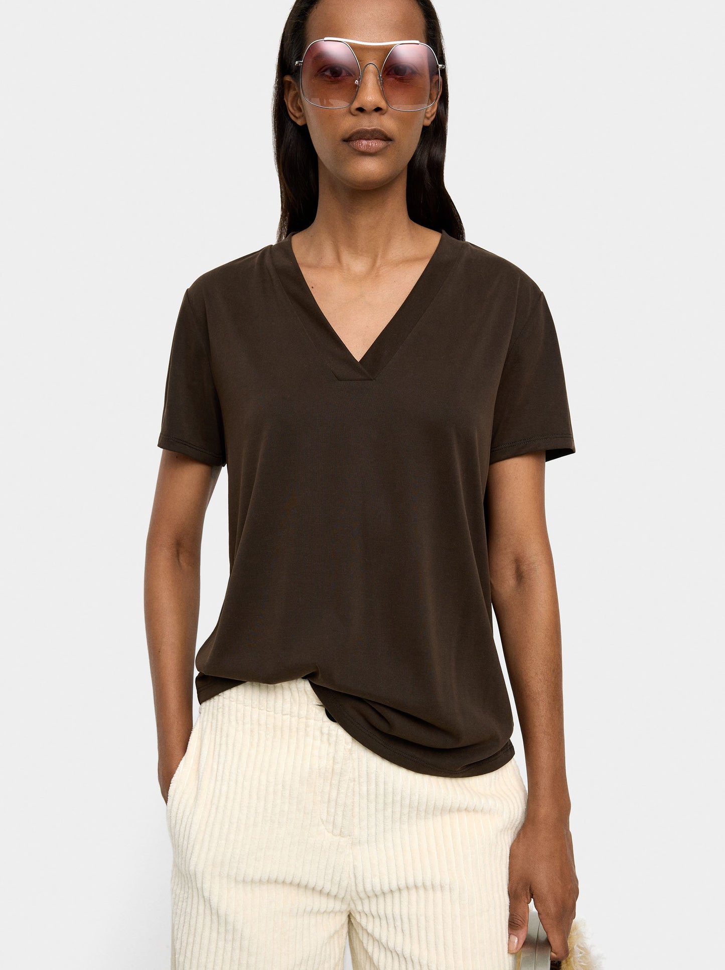 V-Neck Basic T-Shirt