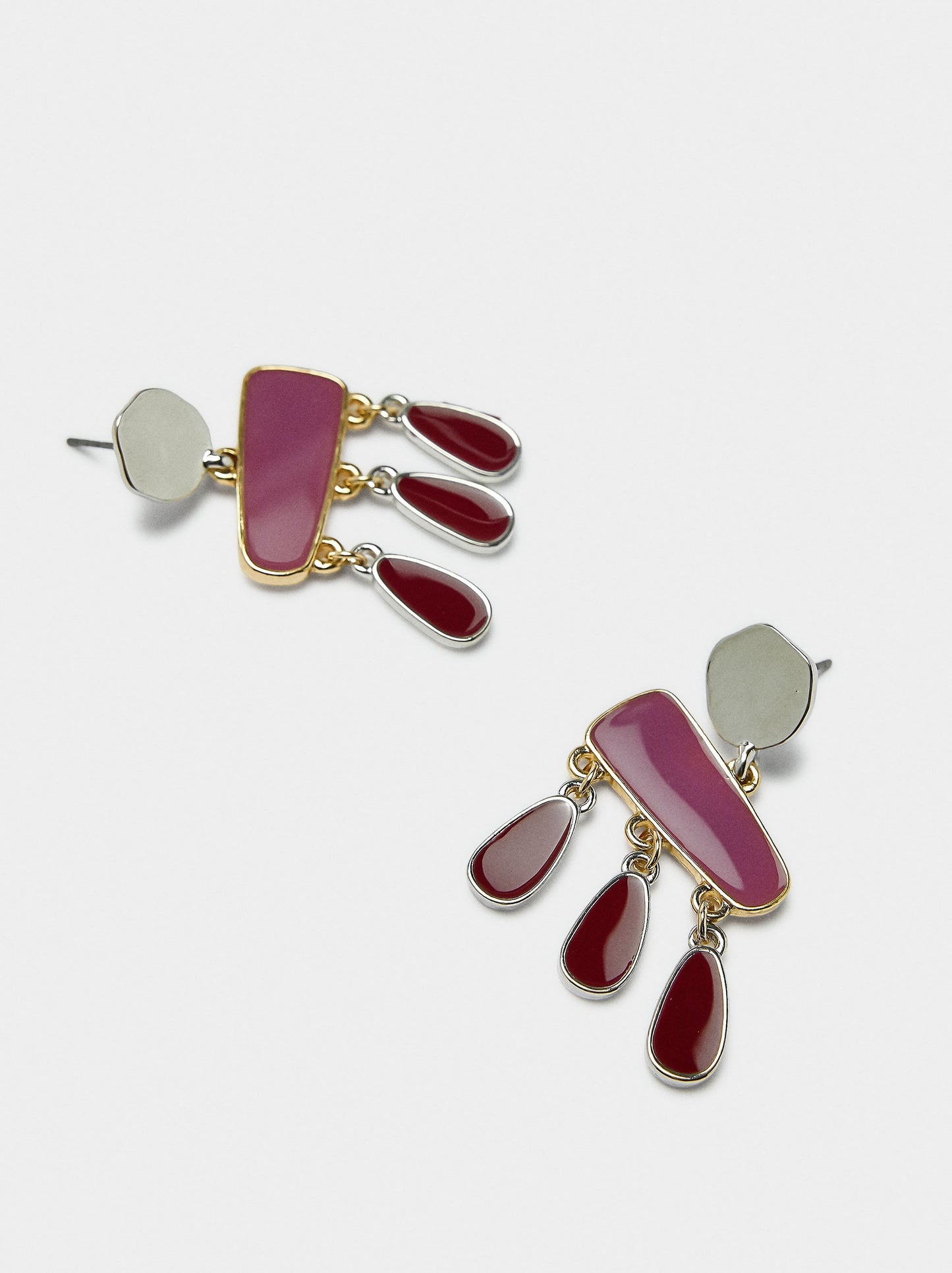 Earrings With Enamel