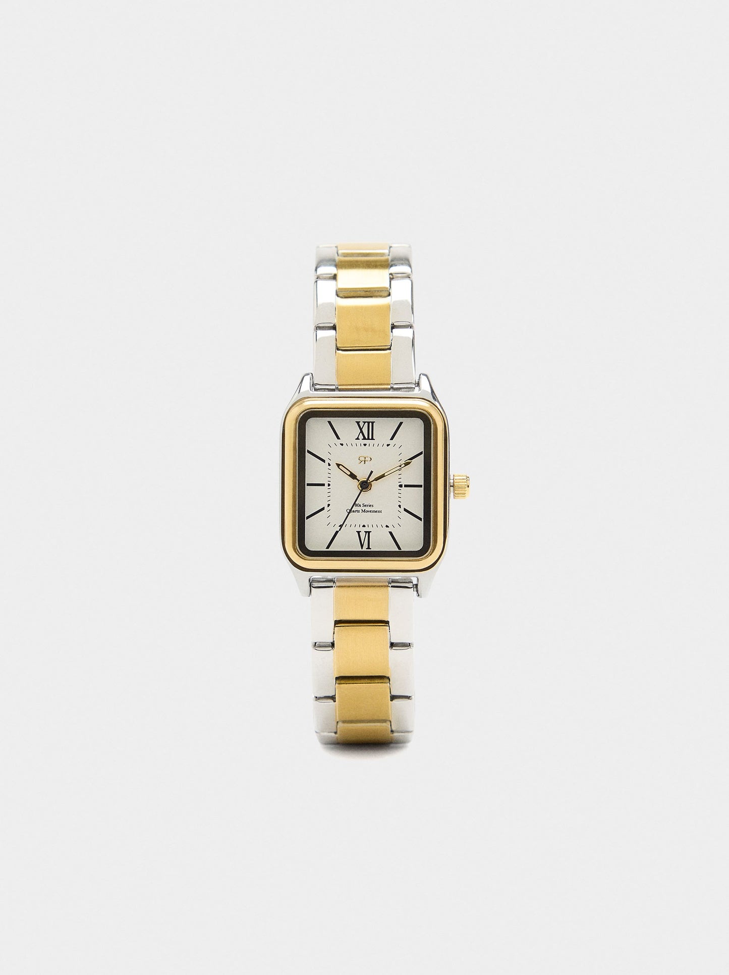 Bicolor Watch With Stainless Steel Bracelet