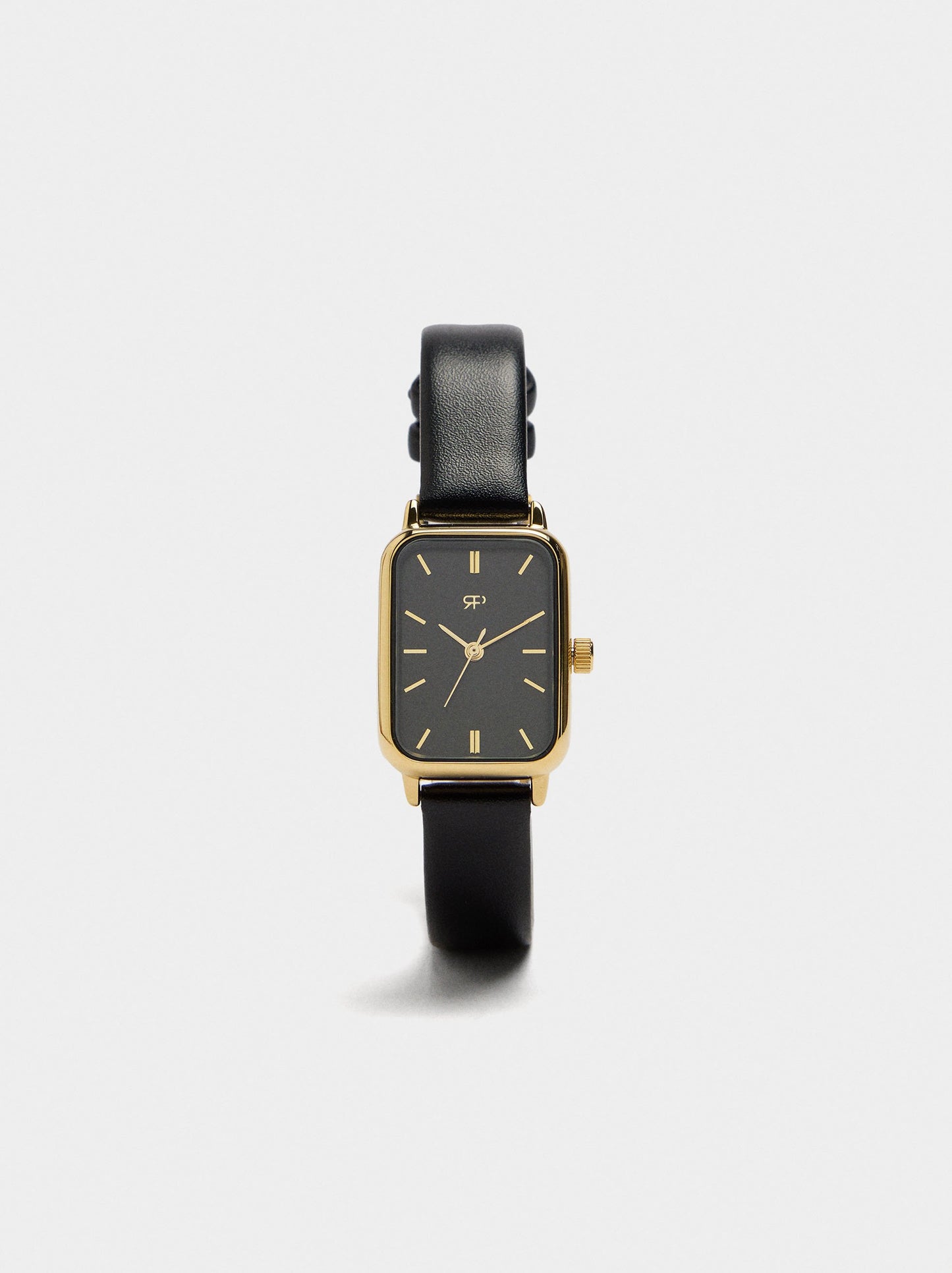 Square Watch With Textured Bracelet