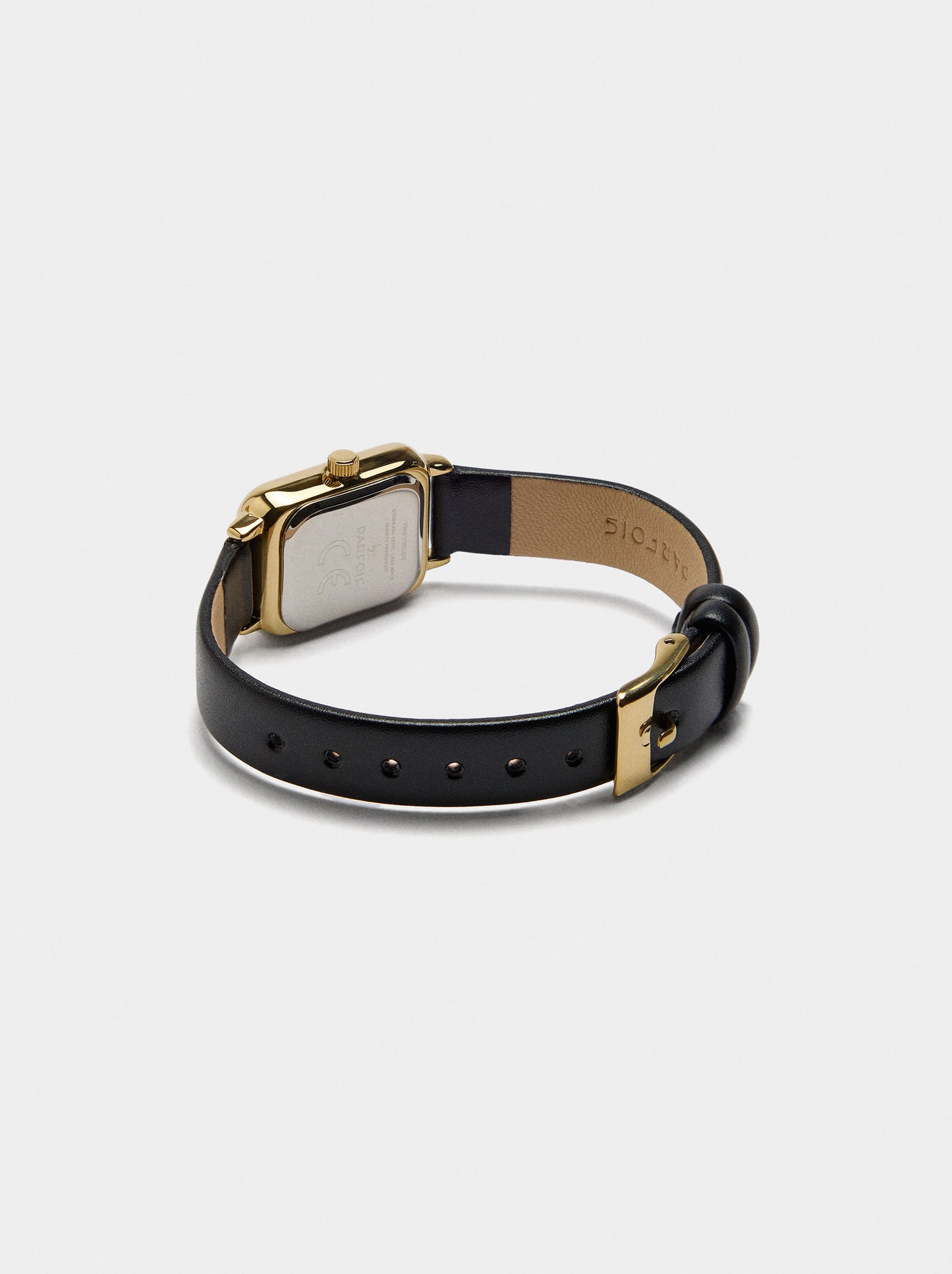 Square Watch With Textured Bracelet