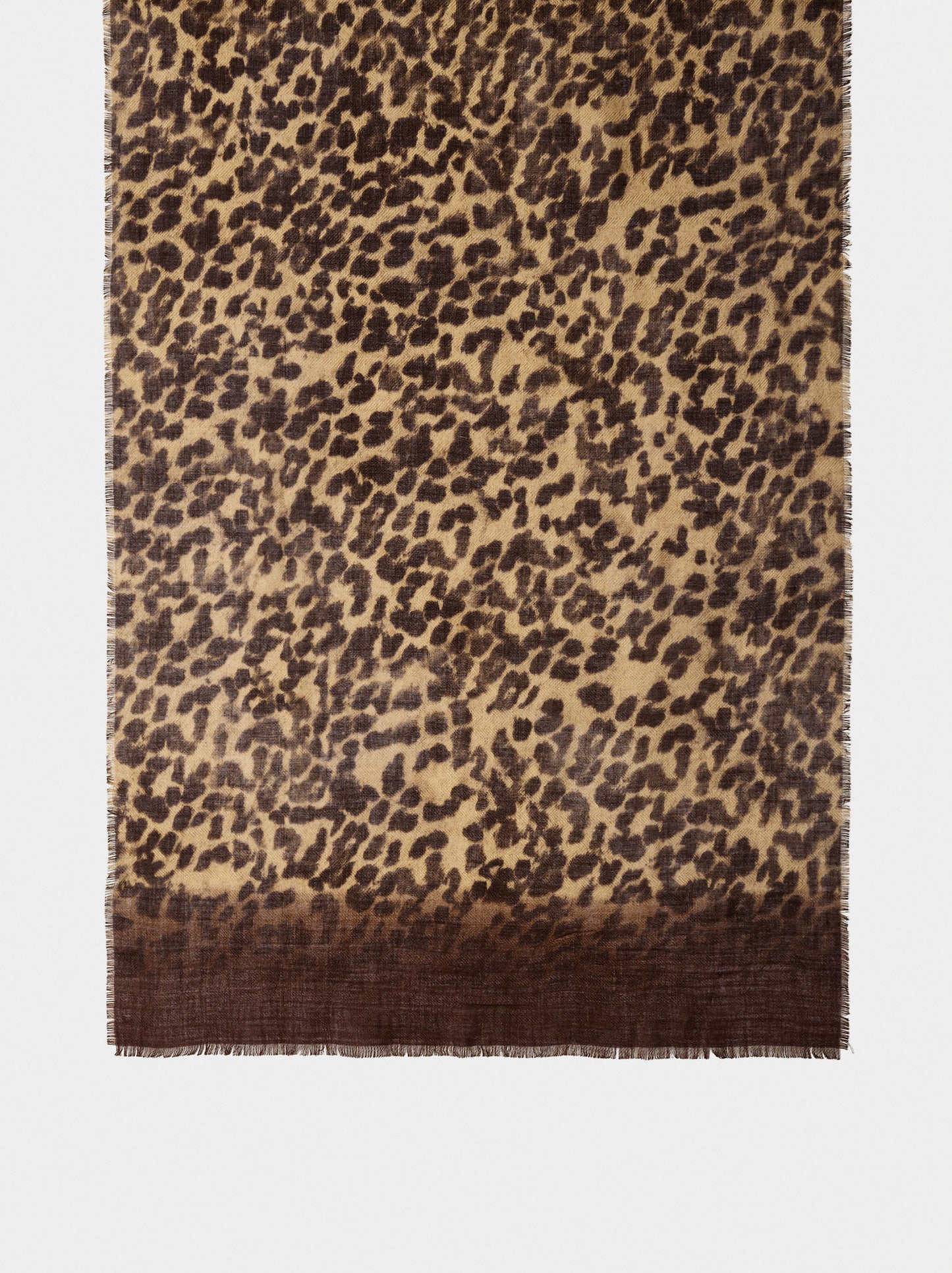 Scarf With Animal Printed