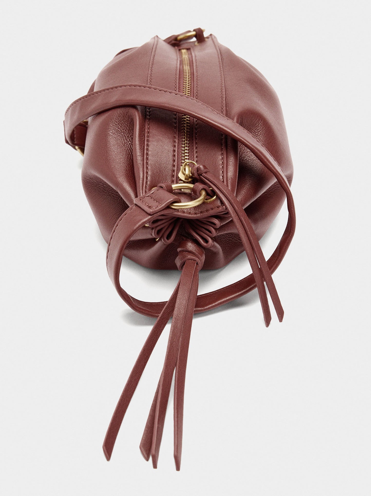 Crossbody Bag With Gathers