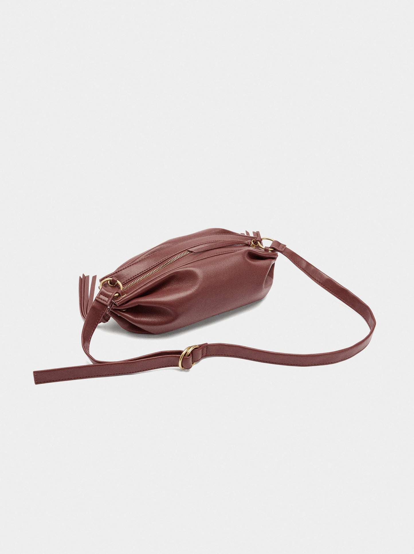 Crossbody Bag With Gathers