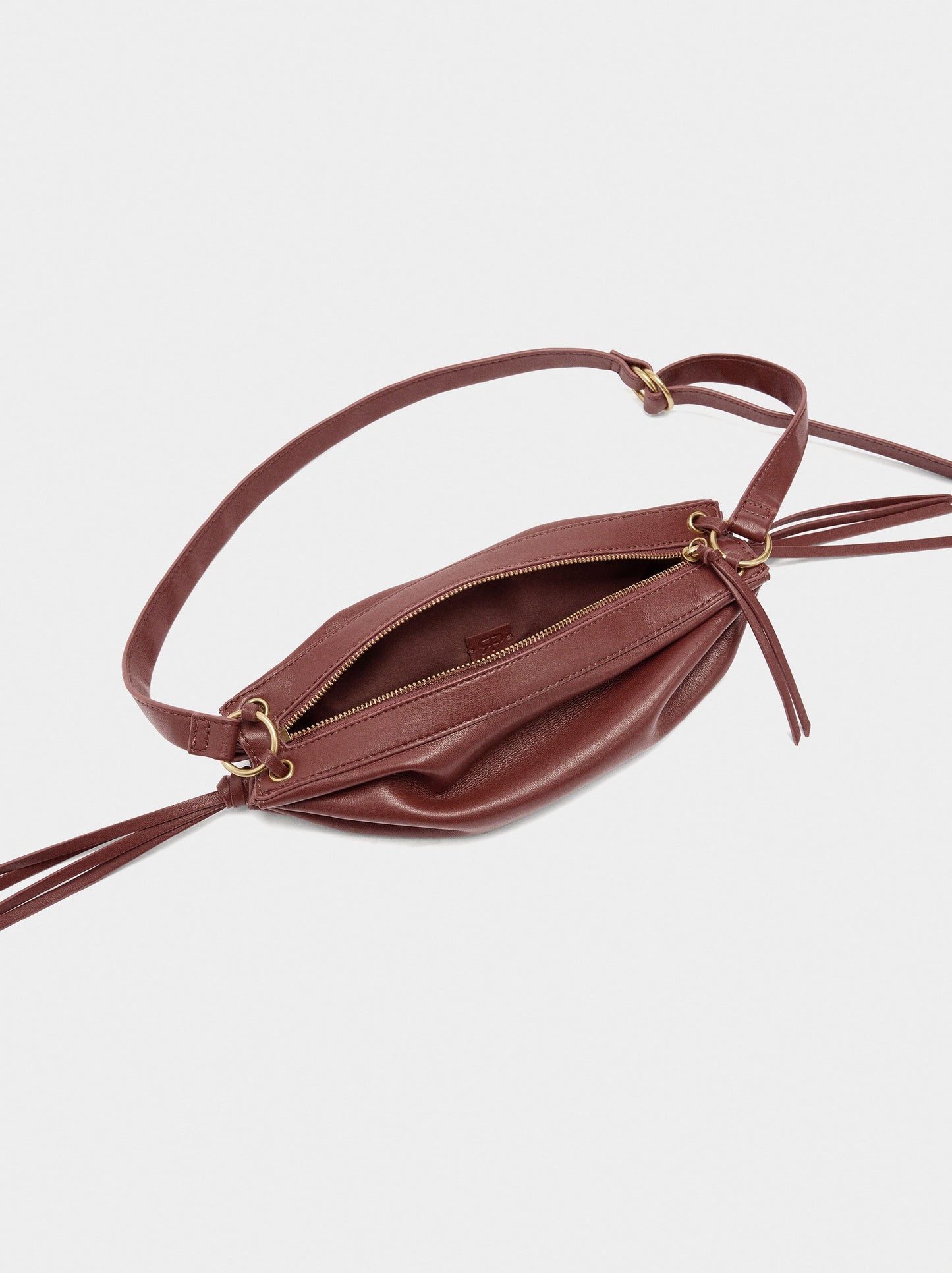 Crossbody Bag With Gathers