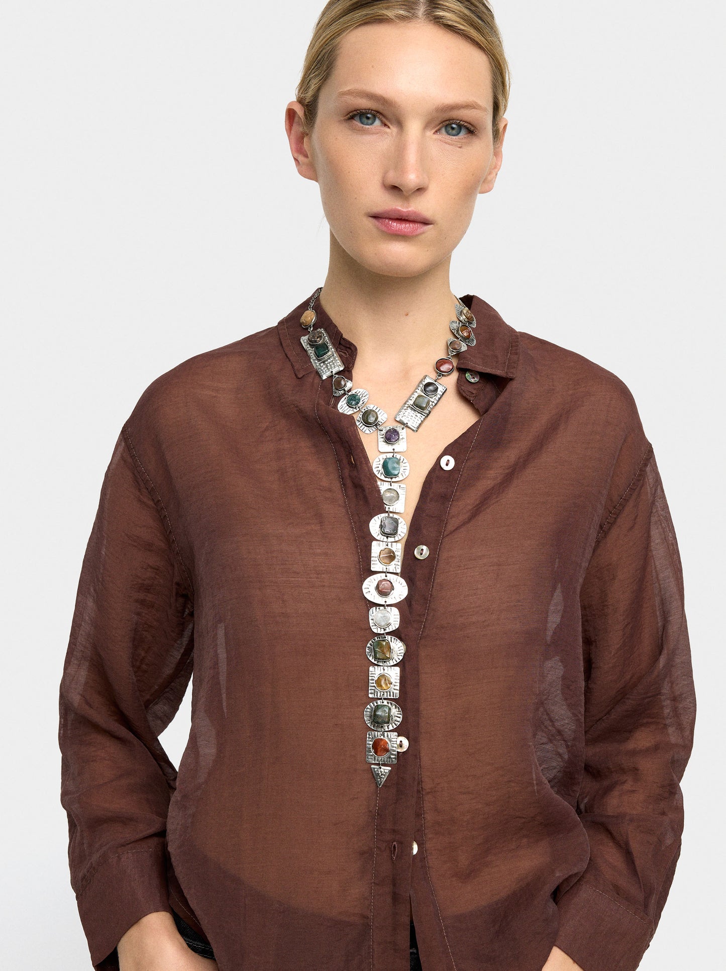 Maxi Necklace With Stones