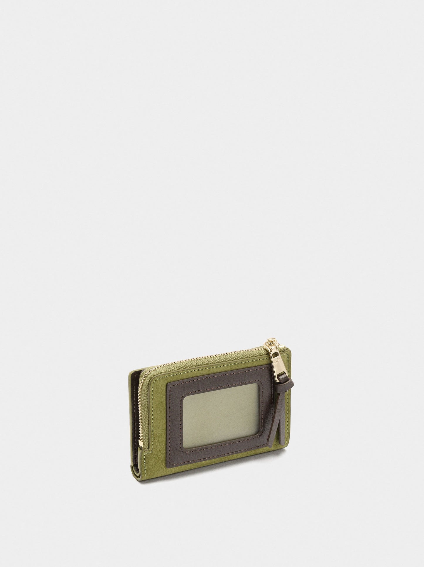 Wallet With Suede Effect