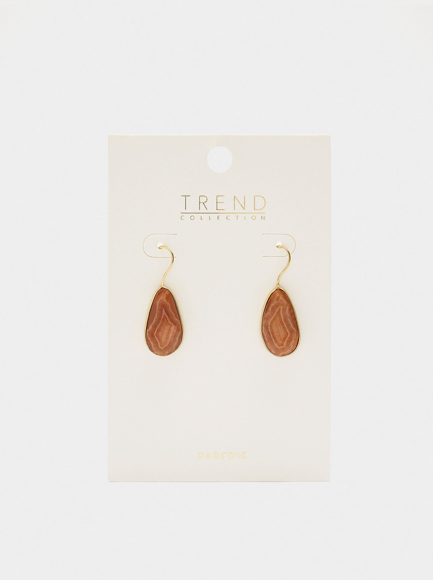 Oval Stone Earrings