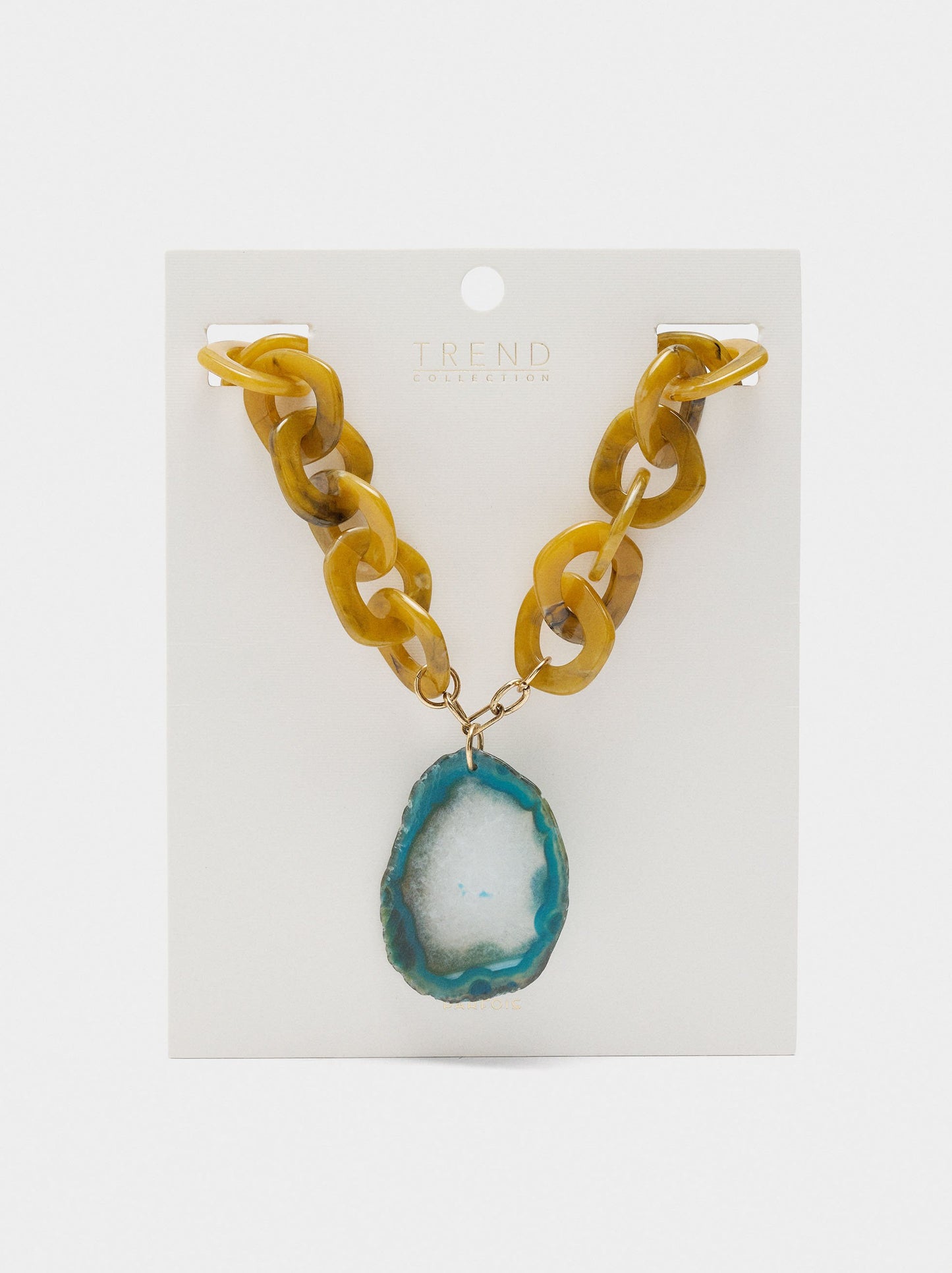 Maxi Links Necklace With Stone
