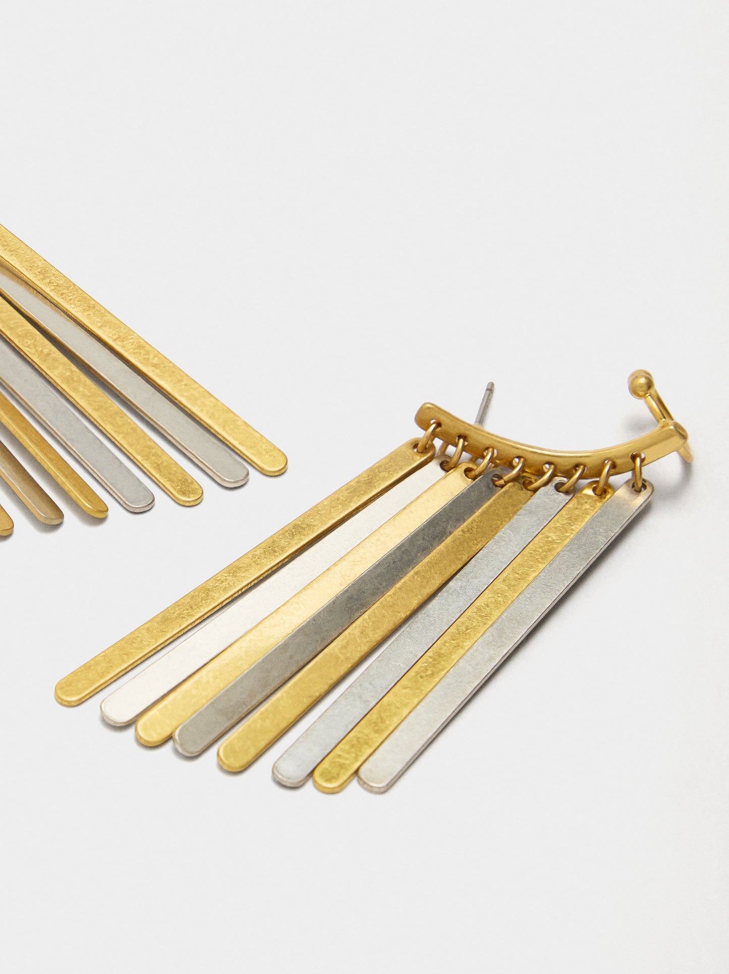 Maxi Earrings With Bicolor Bars