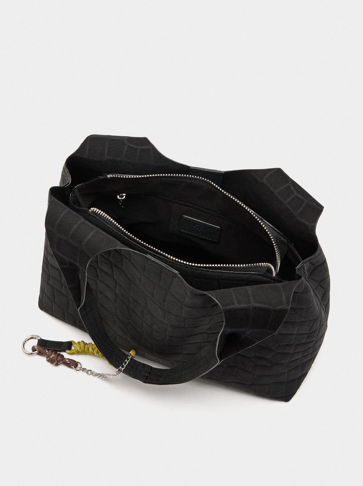 Shopper Bag With Animal Embossing