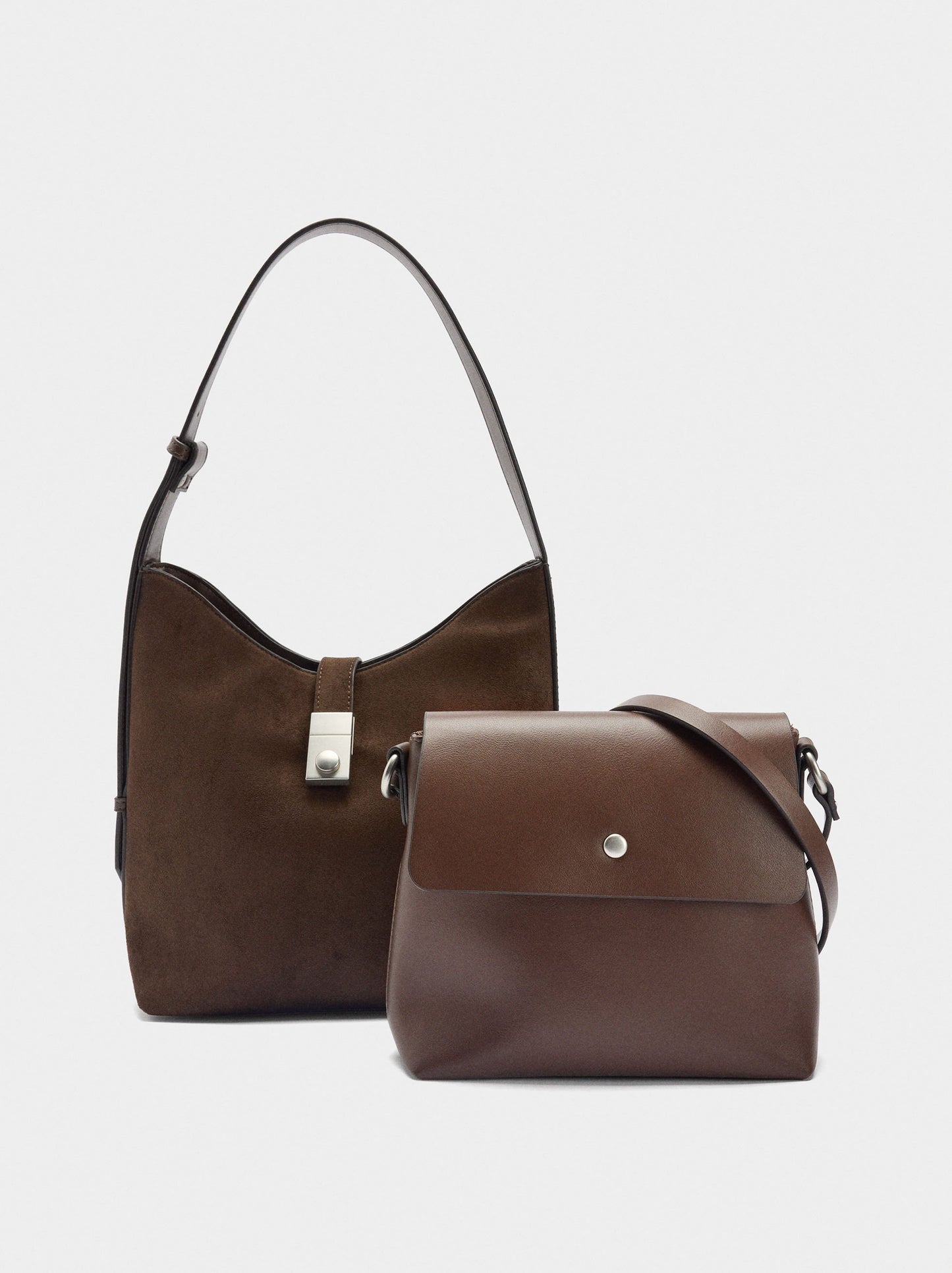 Shoulder Bag With Crossbody Bag