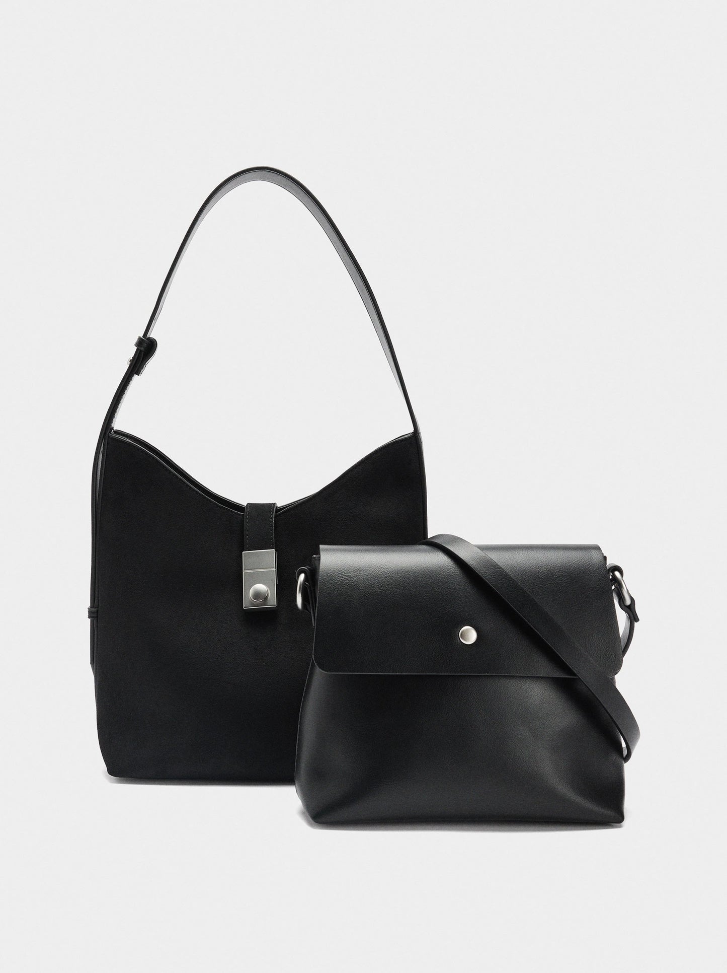 Shoulder Bag With Crossbody Bag