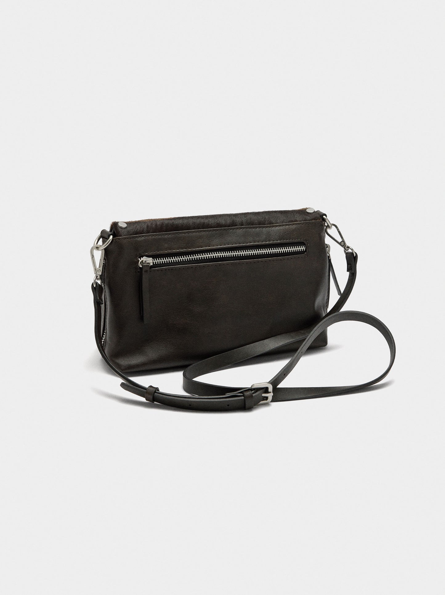 Shoulder Bag With Leather And Studs Details