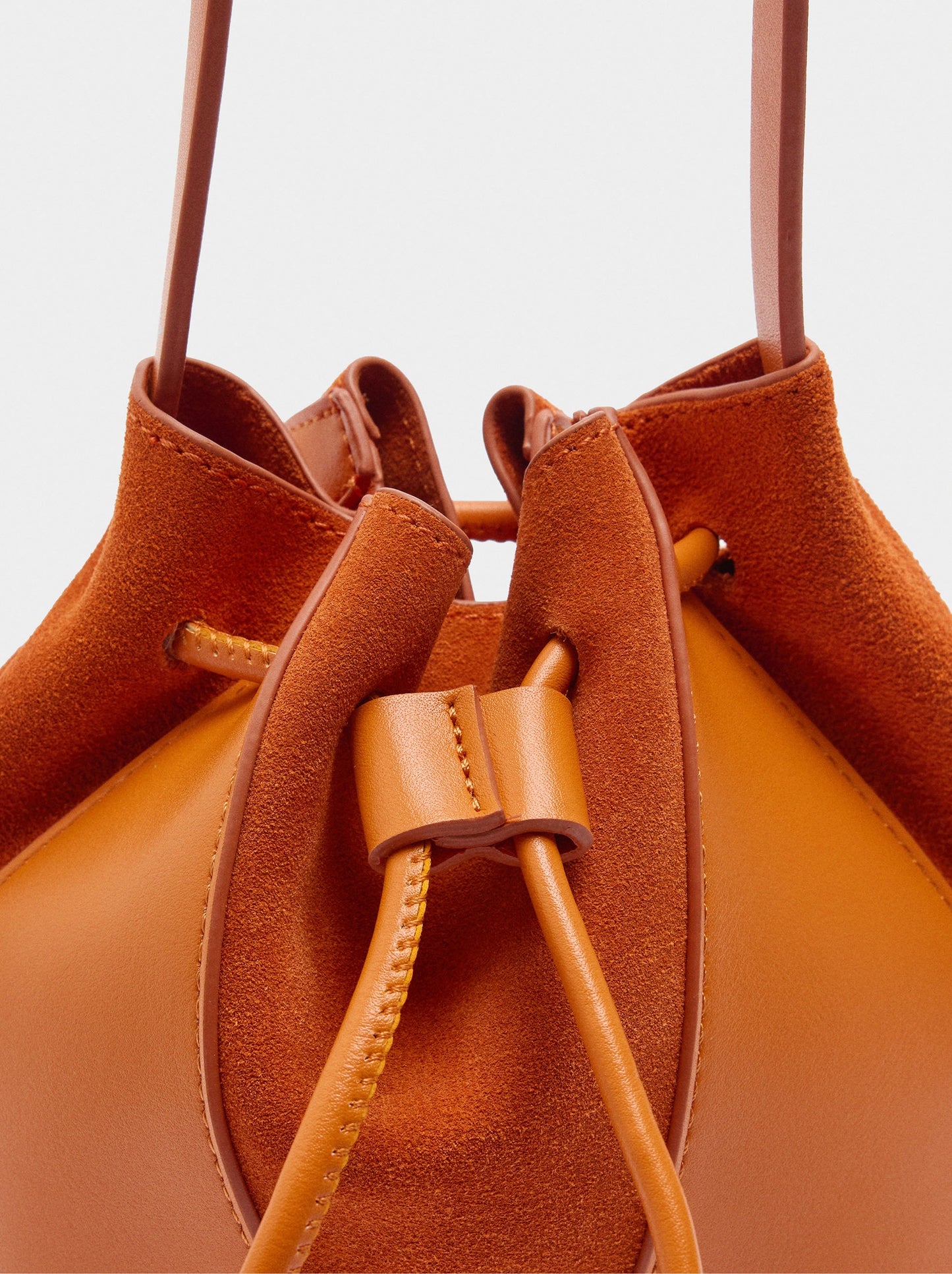 Bucket Bag With Leather S