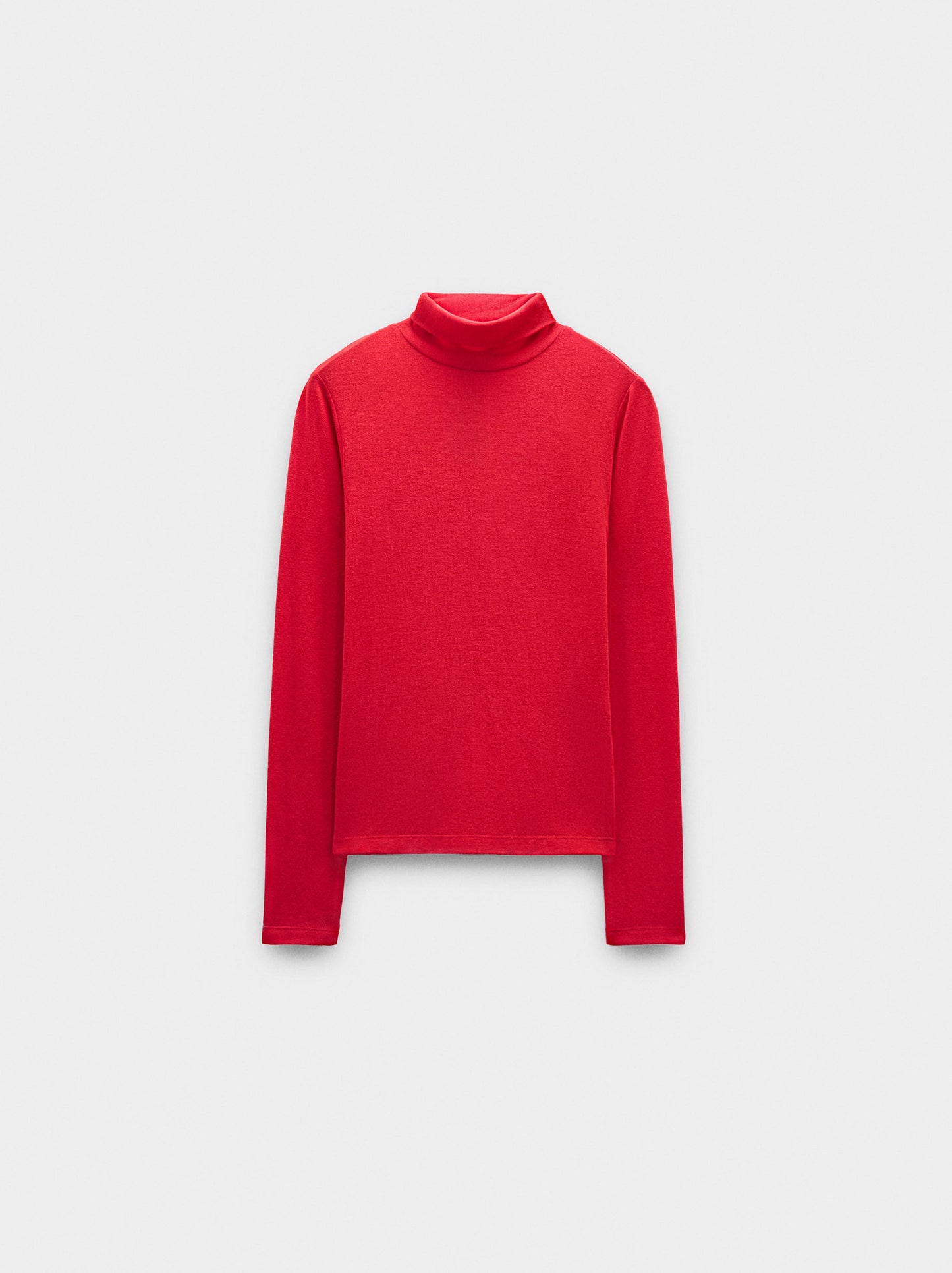 T-Shirt With Long Sleeves And High Neck