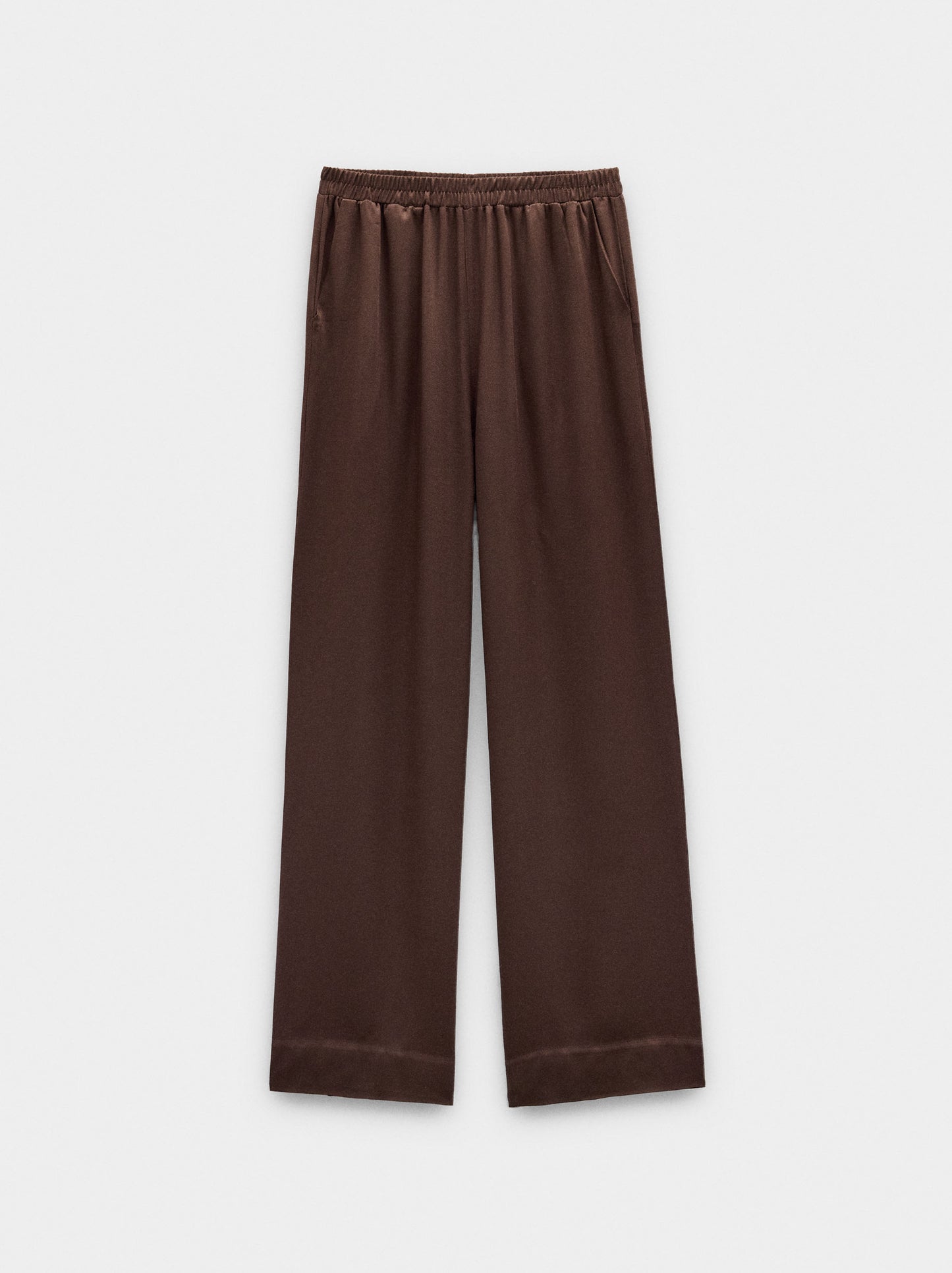Fluid Trousers With Elastic Waist