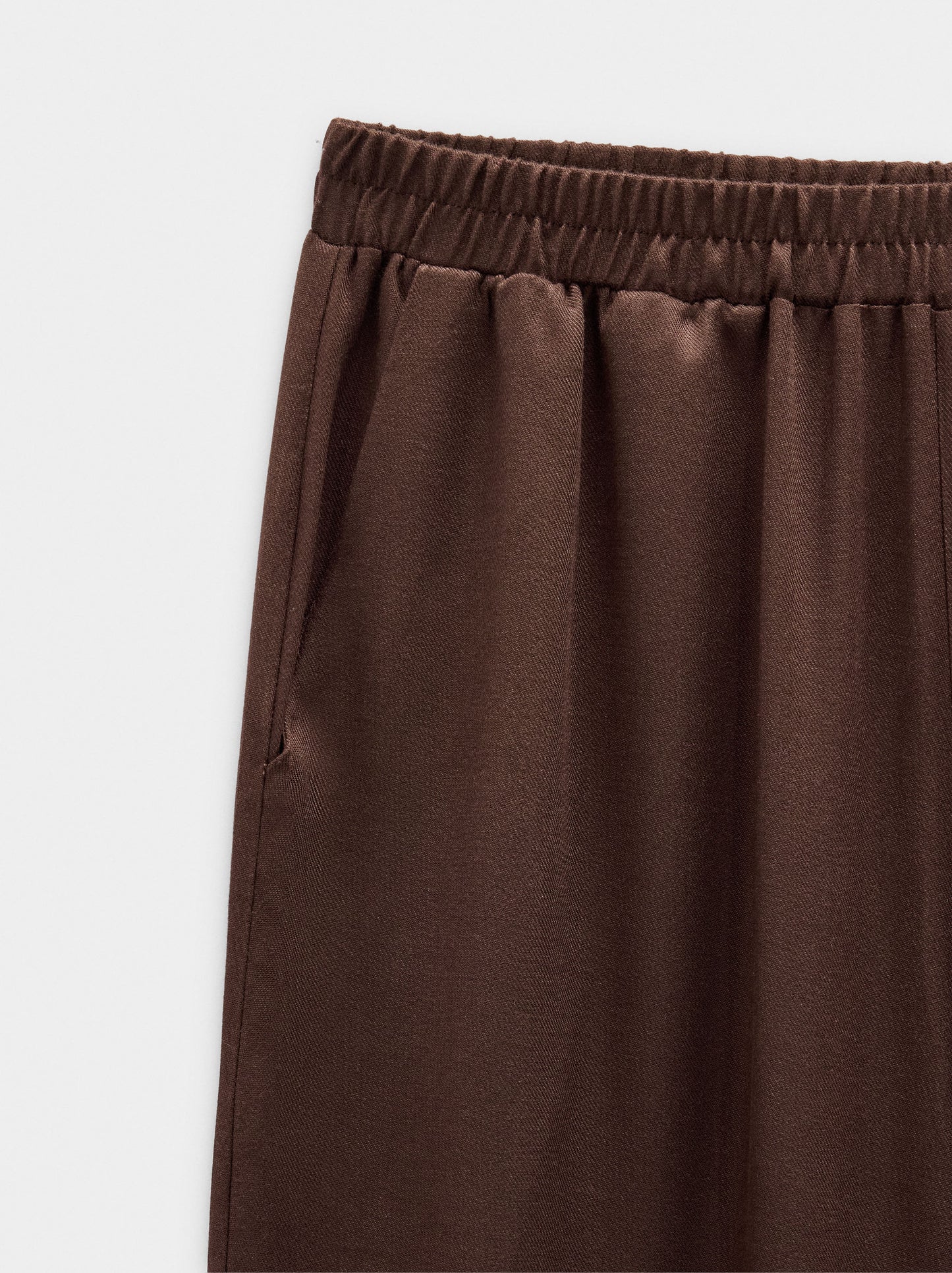 Fluid Trousers With Elastic Waist