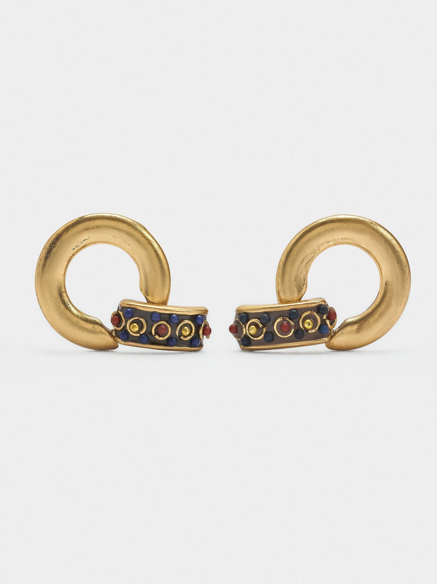 Ethnic Earrings With Hoop