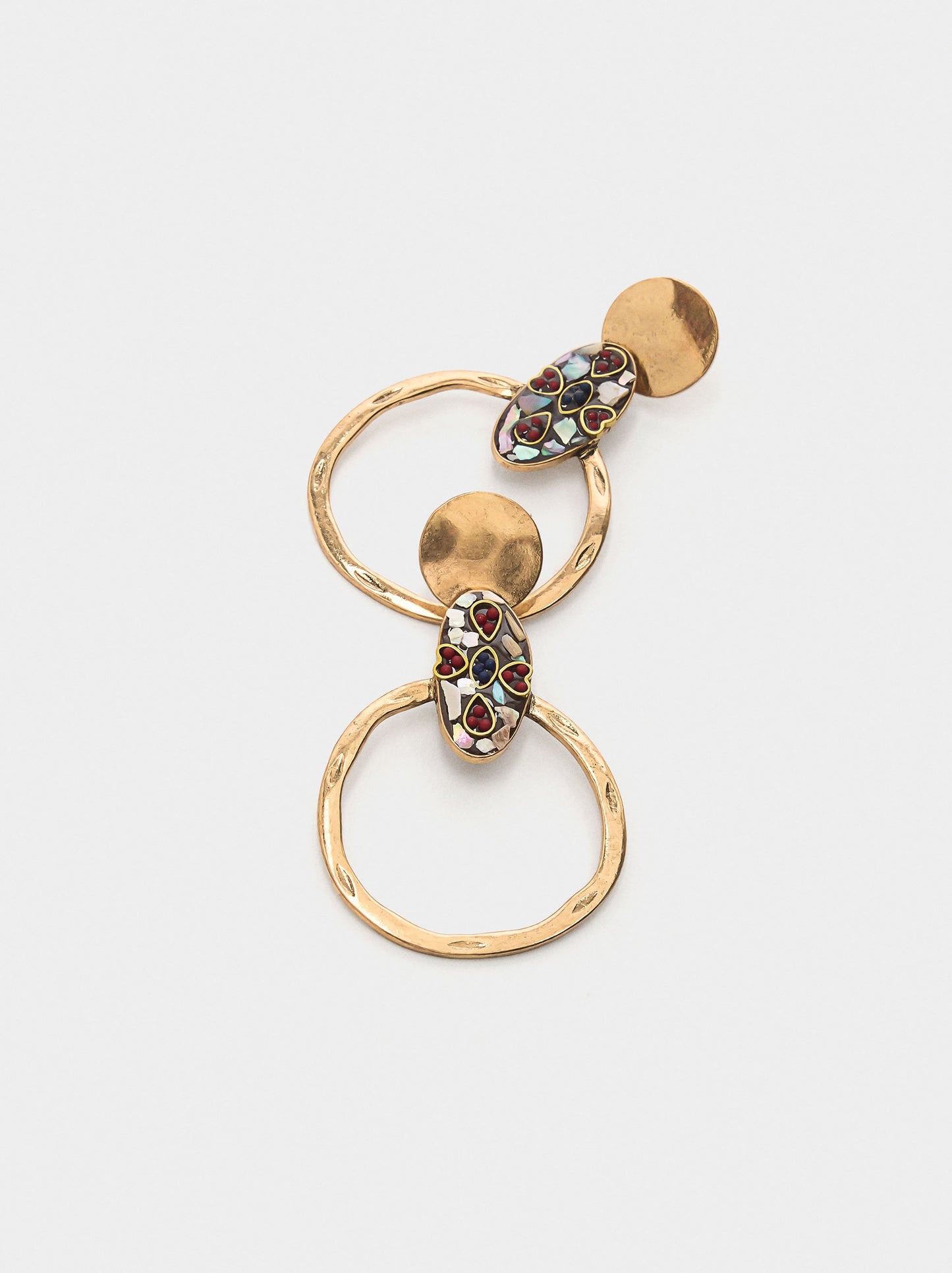 Long Earrings With Ethnic Detail