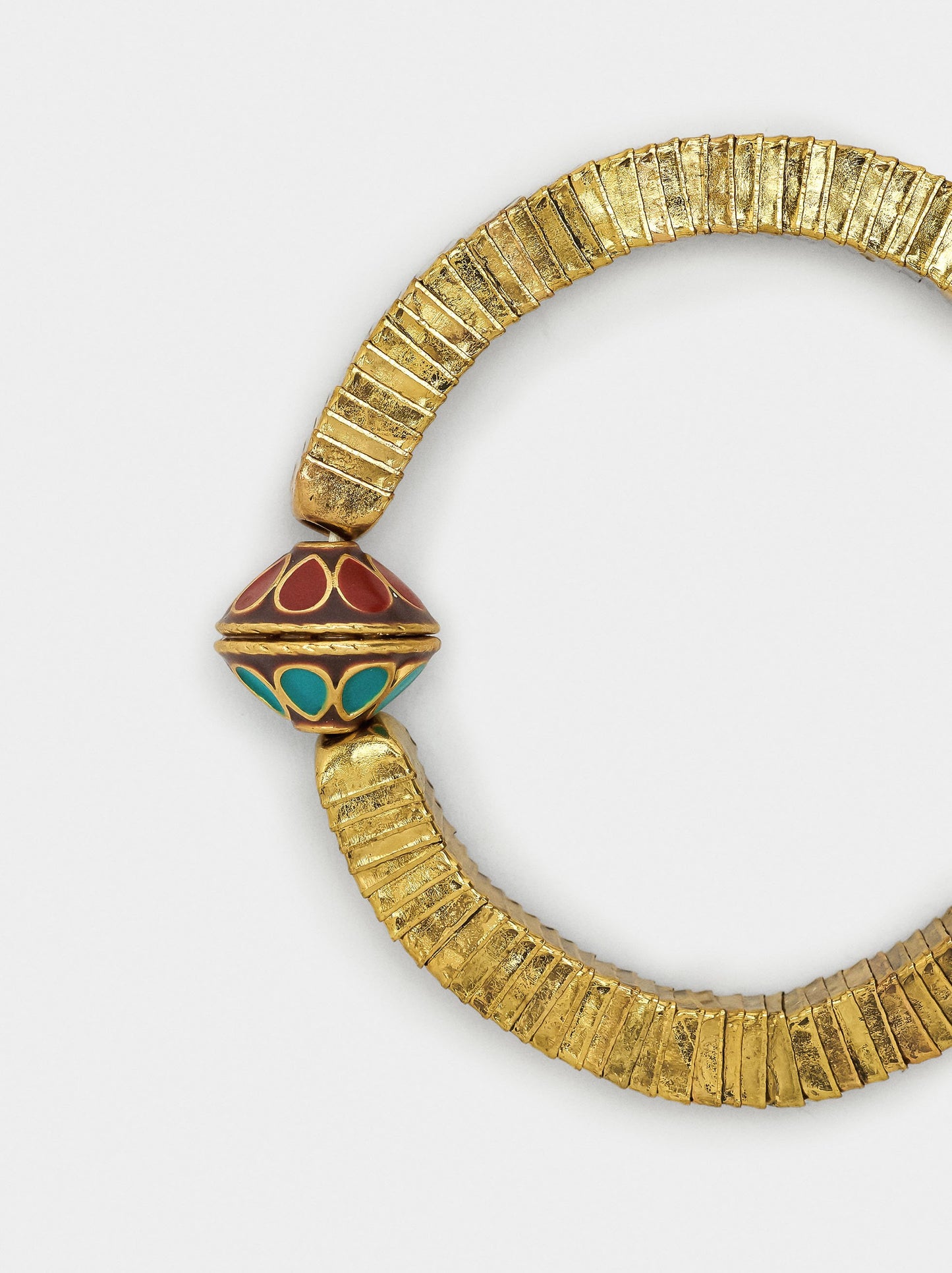 Square Elastic Bracelet With Pendant