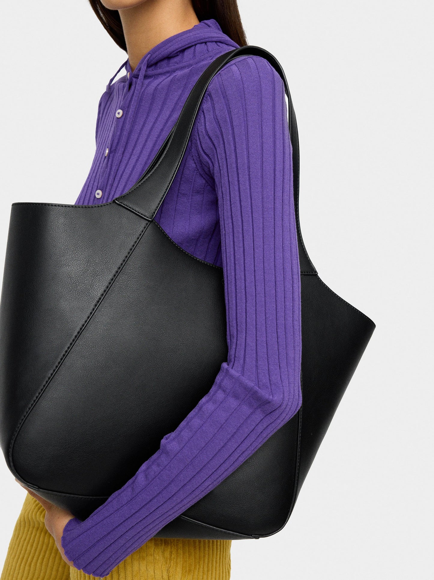 Shopper Bag With Removable Pouch