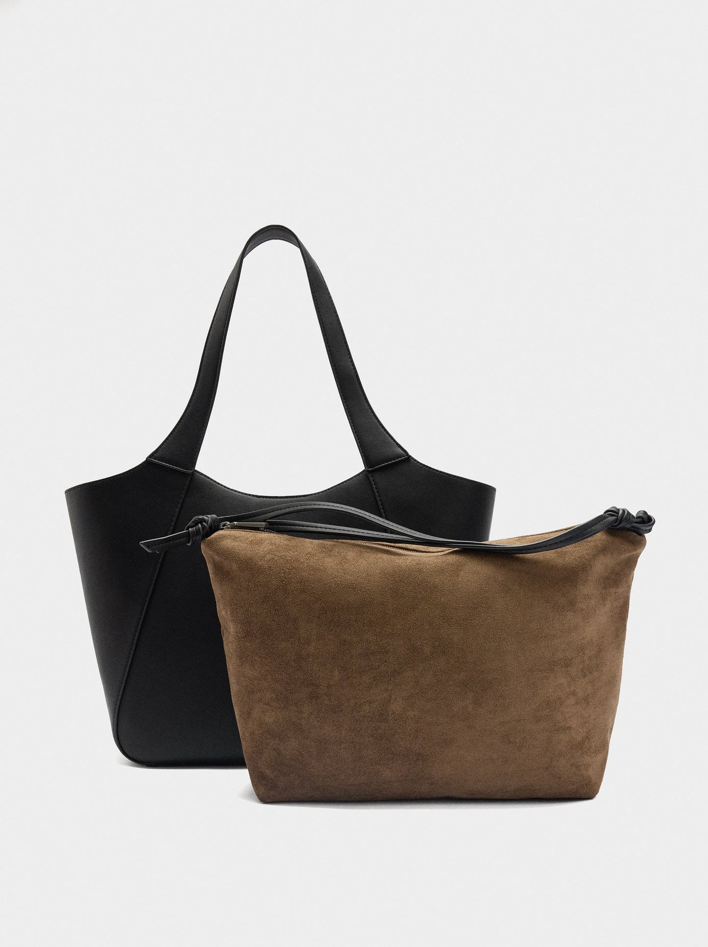 Shopper Bag With Removable Pouch