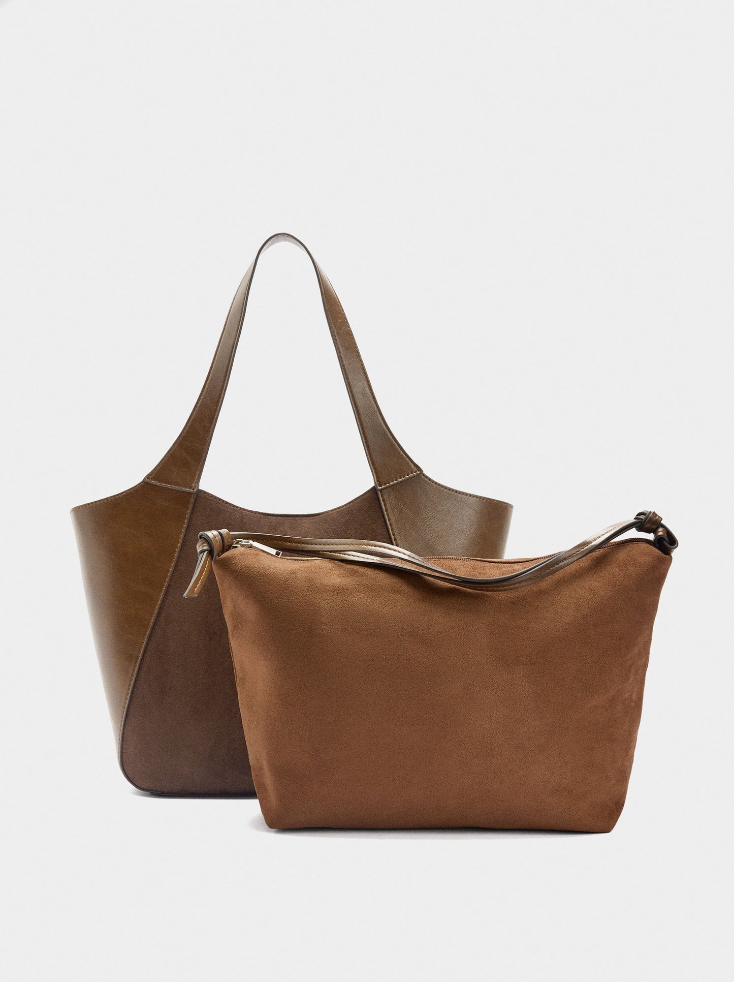 Shopper Bag With Removable Pouch