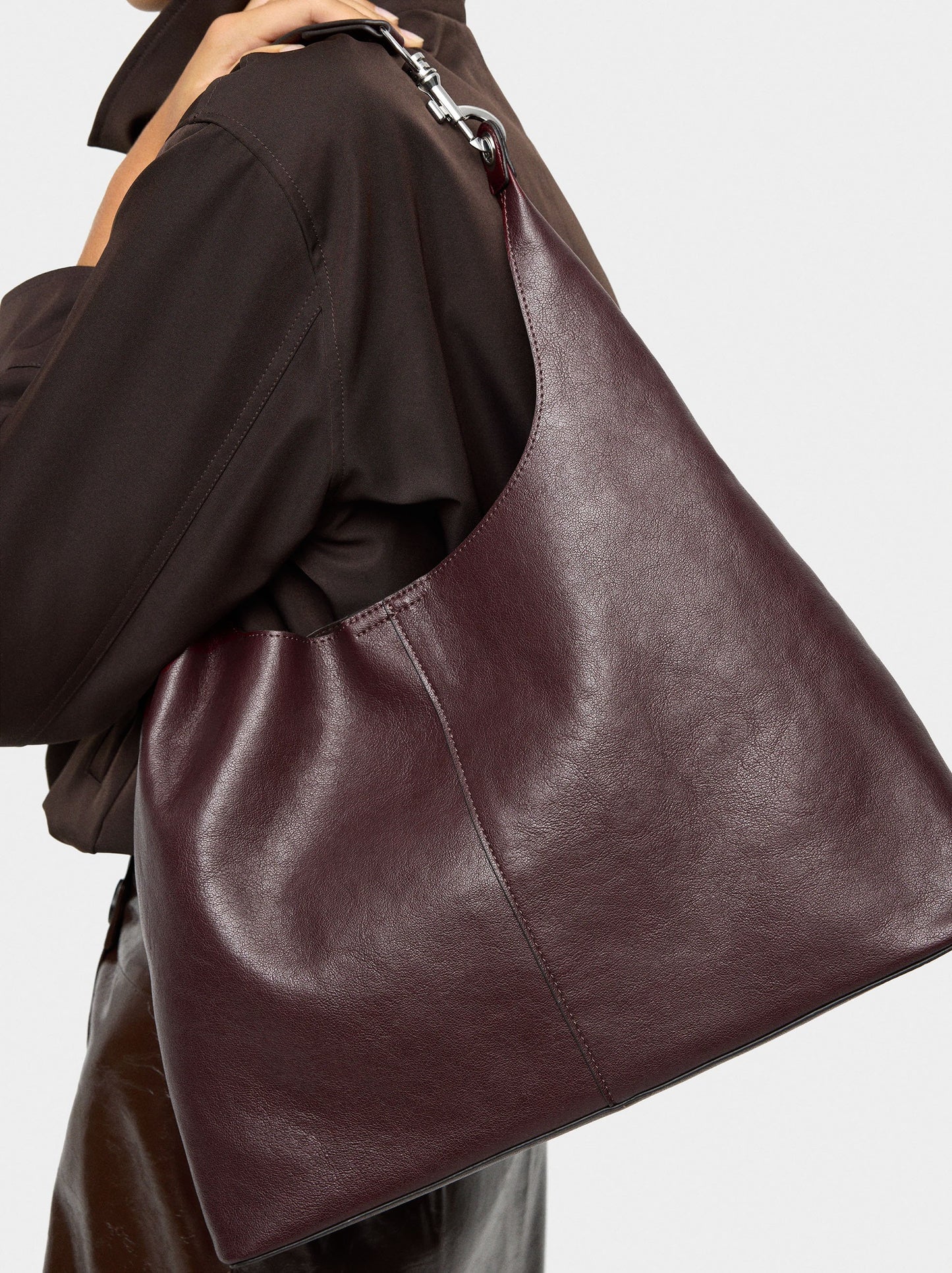 Shoulder Bag With Carabiner