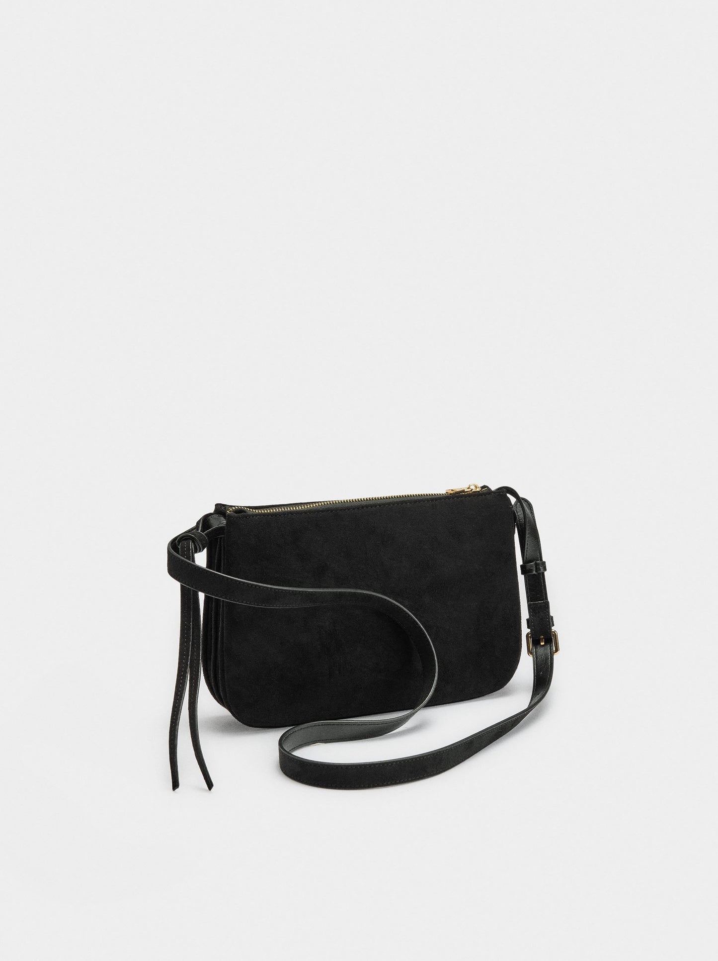 Crossbody Bag Suede Effect