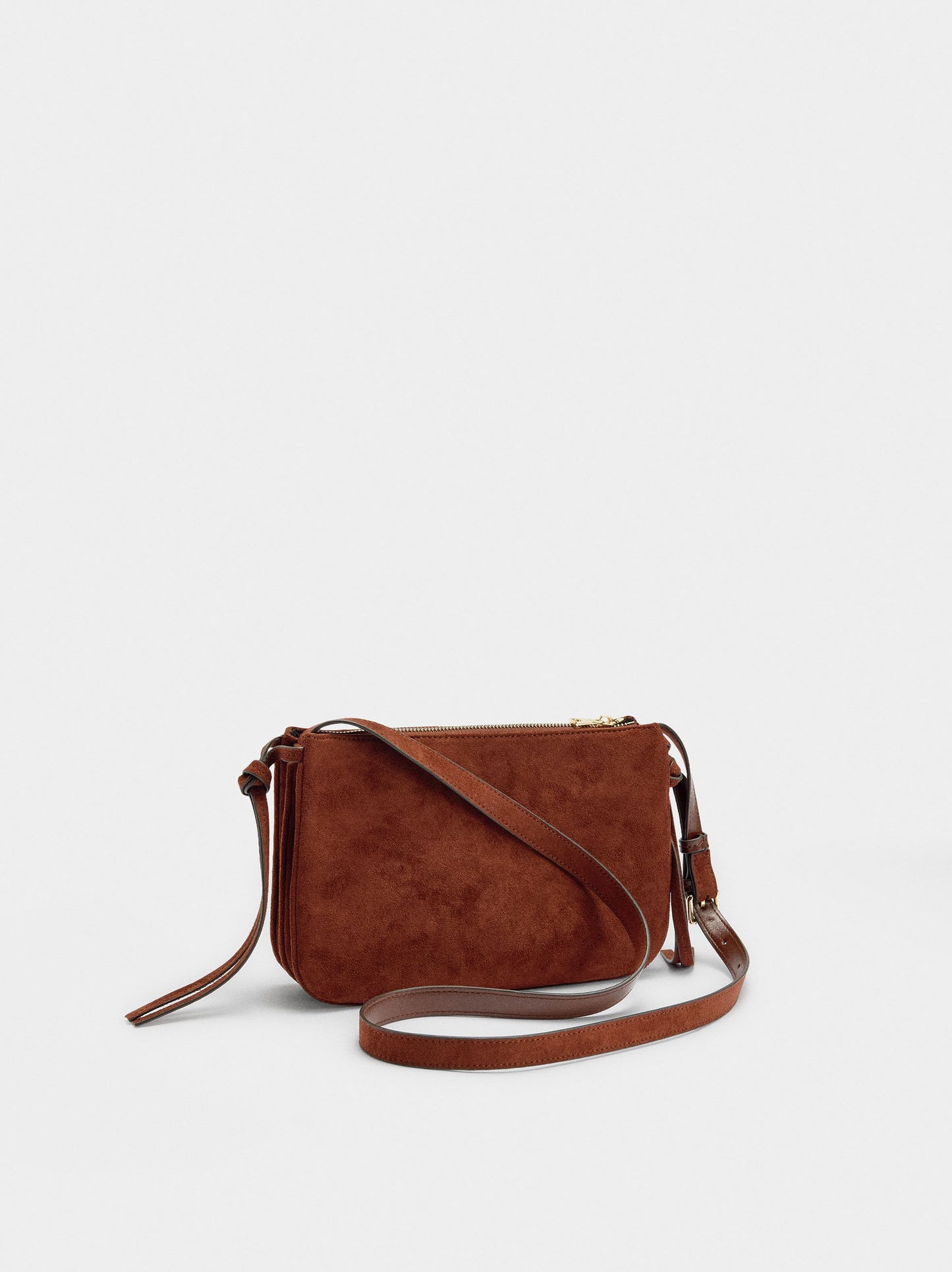 Crossbody Bag Suede Effect