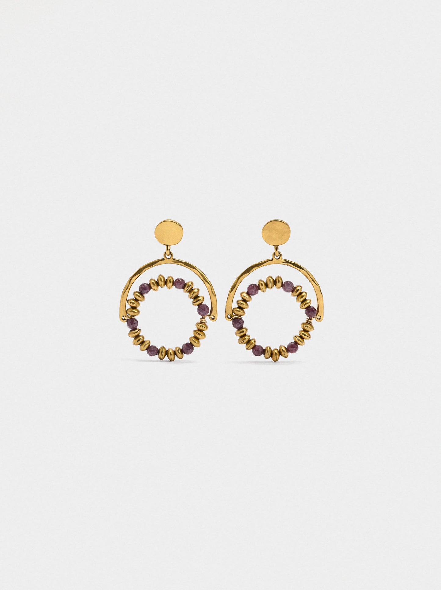 Arch Earrings With Hoop